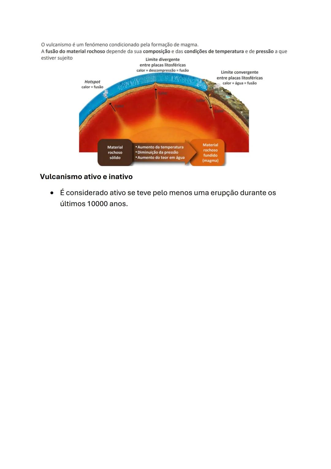 Biologia e Geologia
Geologia (10°ano)
Vulcanologia
- É o ramo da geologia que estuda a formação, classificação e
distribuição dos fenómen
