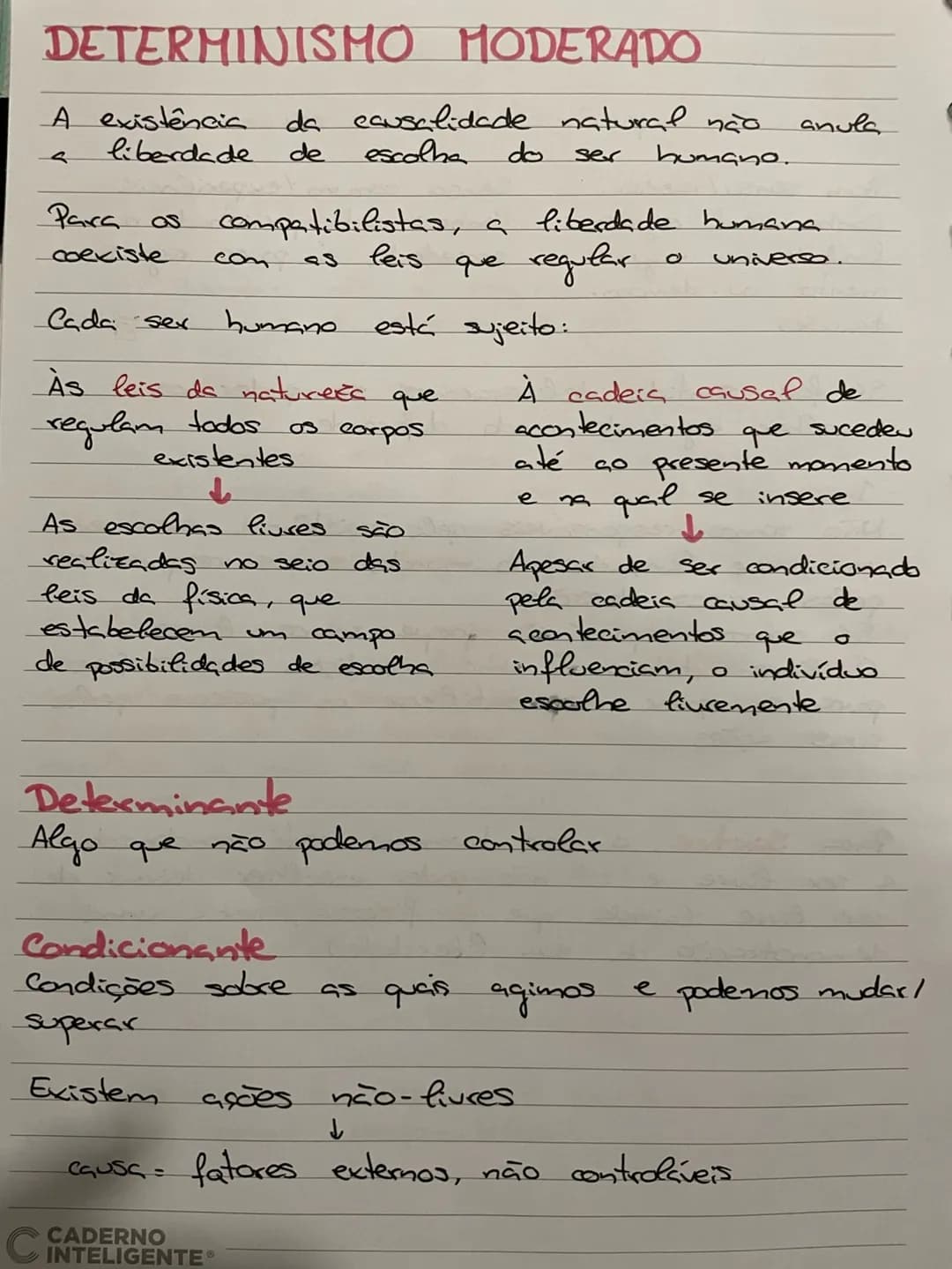 PROBLEMA FILOSÓFICO
livre - arbitrio
Será que o ser humano é livre ou a liberdade
é uma ilusão?
AÇÃO
Algo que realizamos de forma conscient