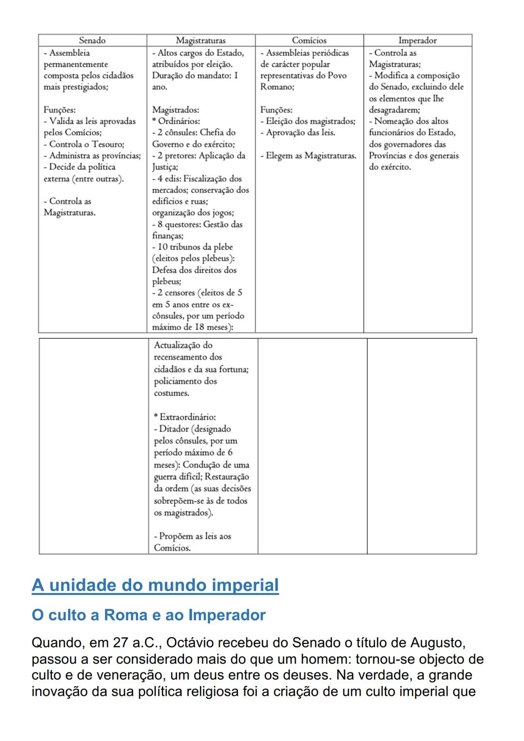 # ROMA, CIDADE ORDENADORA DE UM
# IMPÉRIO URBANO
## A cidade que se fez império
Império: Estado constituído por vários territórios, um dos