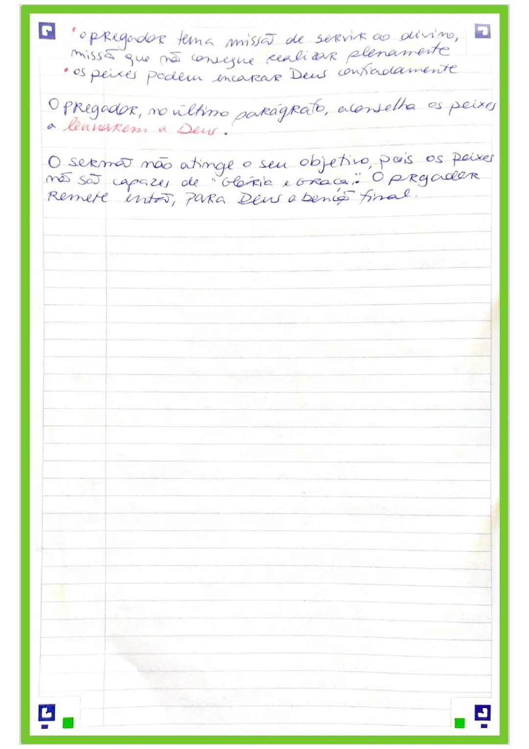 # Português - Resumos
11° Amo
Sermat de Santo António aos Peixer
Estrutura
* Exordio (cap. I) - Introduça
* 2 Exposiça e Confirmaça