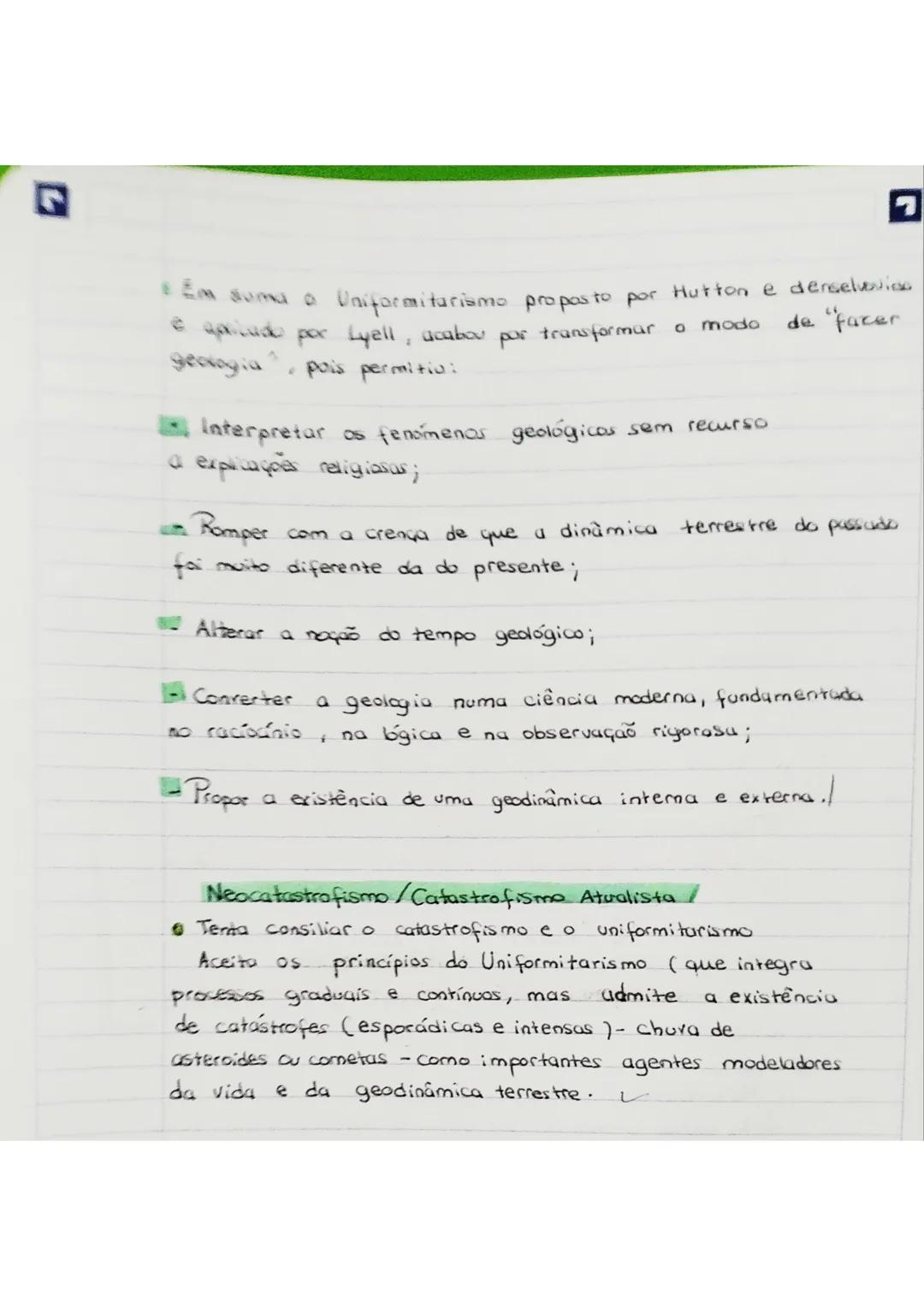 Príncipios de raciocínio geológico
Revilosoes
Catastrofismo (Georges Cuvier).
• Teoria mais aceite até meados do séc. XVIII
• Defendia que a