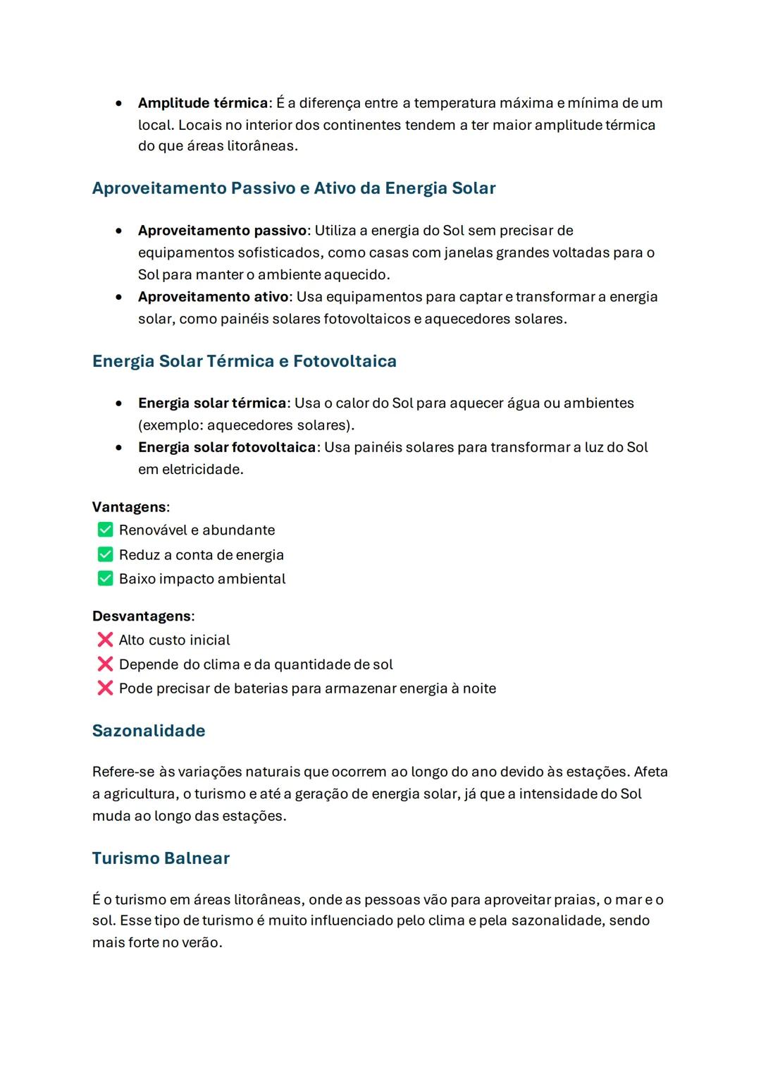 Radiação solar - Geografia A
2. A radiação solar
A radiação solar é a energia emitida pelo Sol, essencial para a vida na Terra. Ela
influe