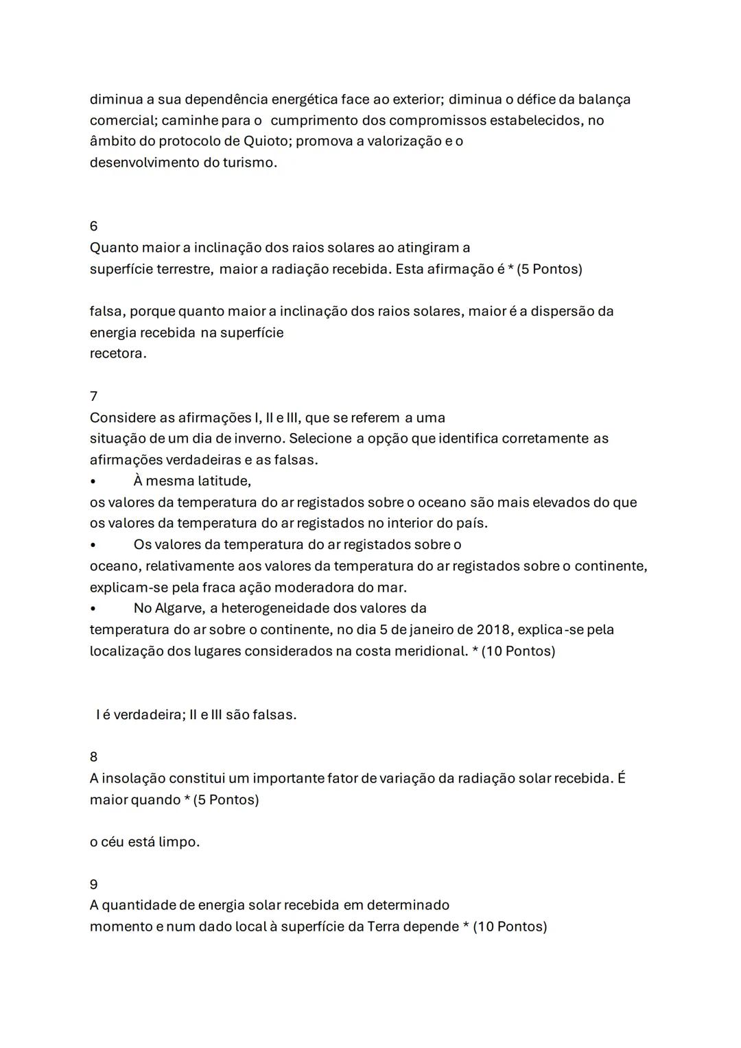 Radiação solar - Geografia A
2. A radiação solar
A radiação solar é a energia emitida pelo Sol, essencial para a vida na Terra. Ela
influe