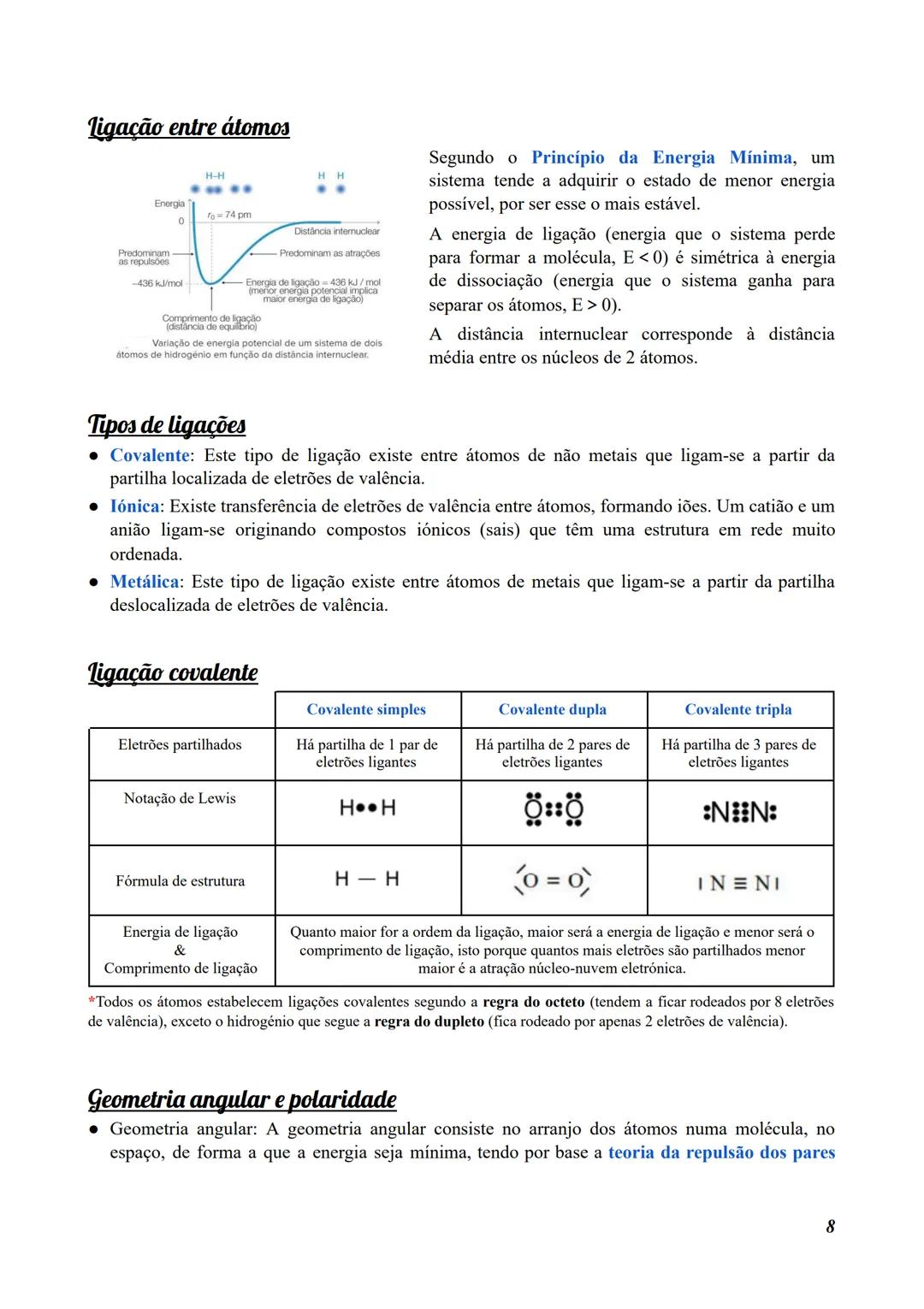 ## Atomo
Química
O átomo é a partícula mais pequena que constitui toda a matéria, sendo que segundo o modelo
atual, o modelo da nuvem eletr