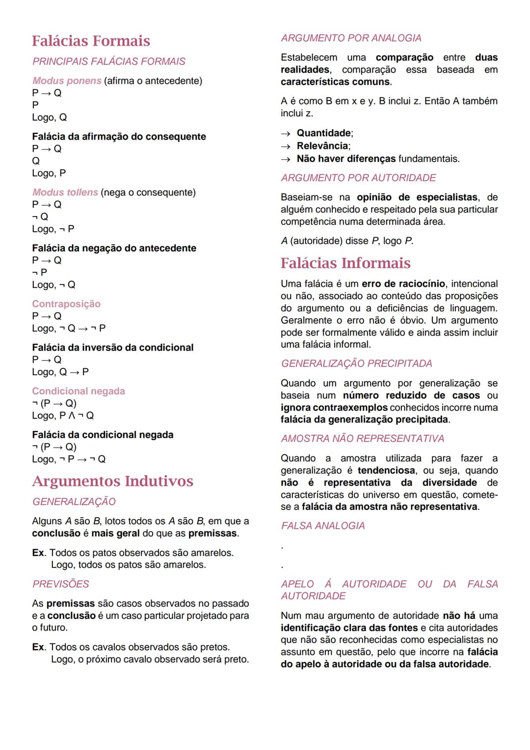 Filosofia
Operadores vero funcionais
^ - conjunção;
7 - negação;
v - disjunção inclusiva;
ou - disjunção exclusiva;
→ - condicional / implic