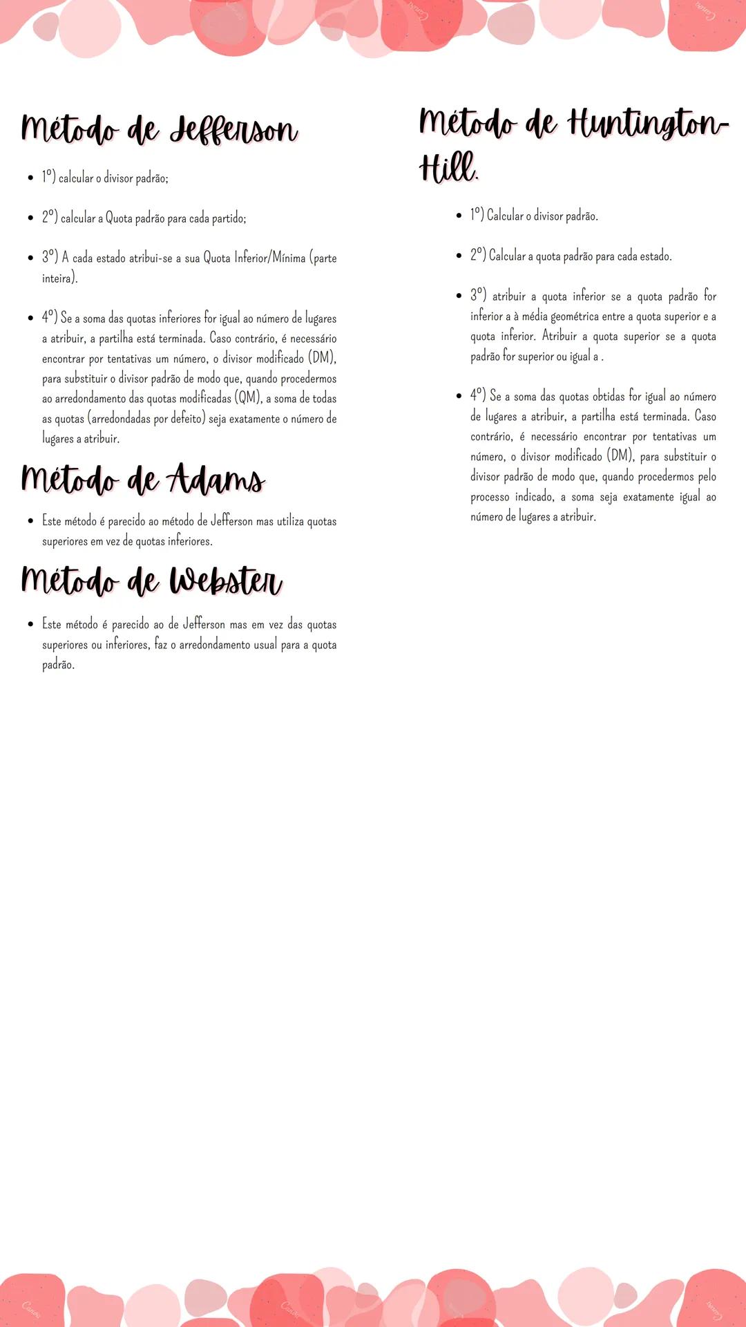 # Eleições e distribuição dos
mandatos
## Maioria simples ou
relativa
* É eleito numa única votação aquele que reúne maior número de
vot