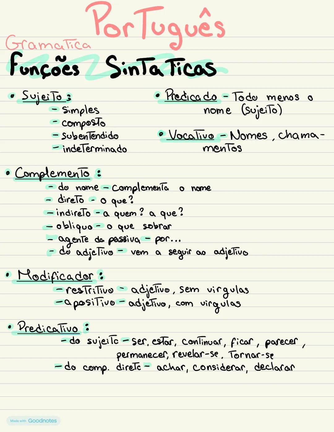 Português 11 ano gramatica