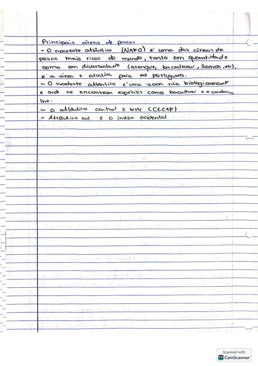 Resumo Geografia
# Recursos Maritimos
- Litoral: zona de contacto entre a terra e o mar
- Corrente maritima: fluxos de águas resultante d