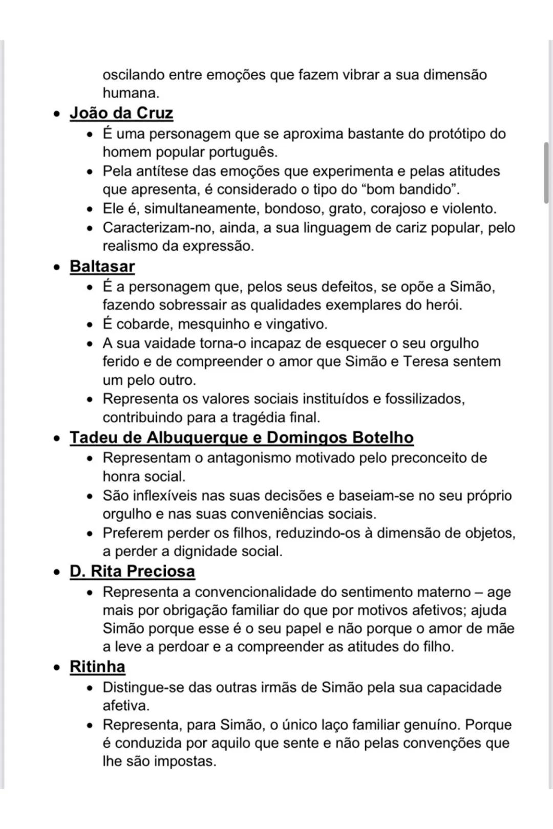 # AMOR DE PERDIÇÃO (CAMILO CASTELO
BRANCO)
## Características da novela
* Concentração de episódios conducentes à ação principal e
c