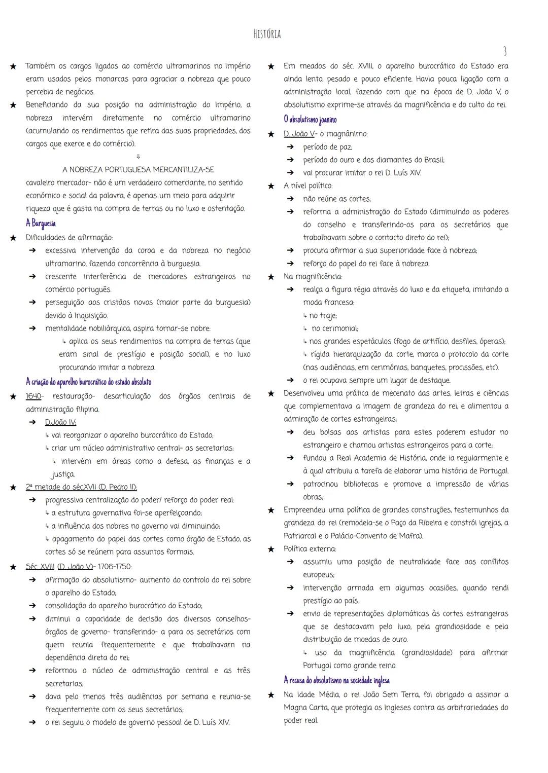 # HISTÓRIA
1
A Europa dos Estados absolutos e a Europa dos
parlamentos
**Antigo Regime**
★ Começa no séc. XVI e termina no séc. XVIII
★ Cara