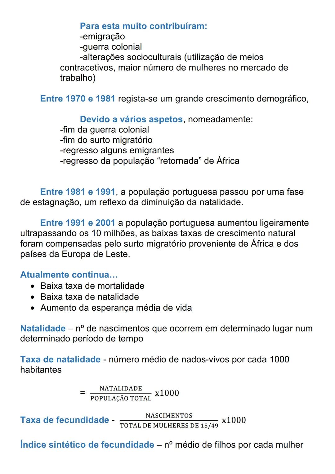 # A POPULAÇÃO: EVOLUÇÃO E
# DIFERENÇAS REGIONAIS
População absoluta de um território - n° total de habitantes de um
lugar
Para a contabili