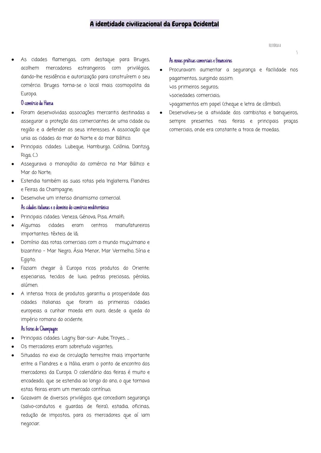 # A identidade civilizacional da Europa Ocidental
## A multiplicidade de poderes
* Época Medieval – desde a queda do Império romano do Oci