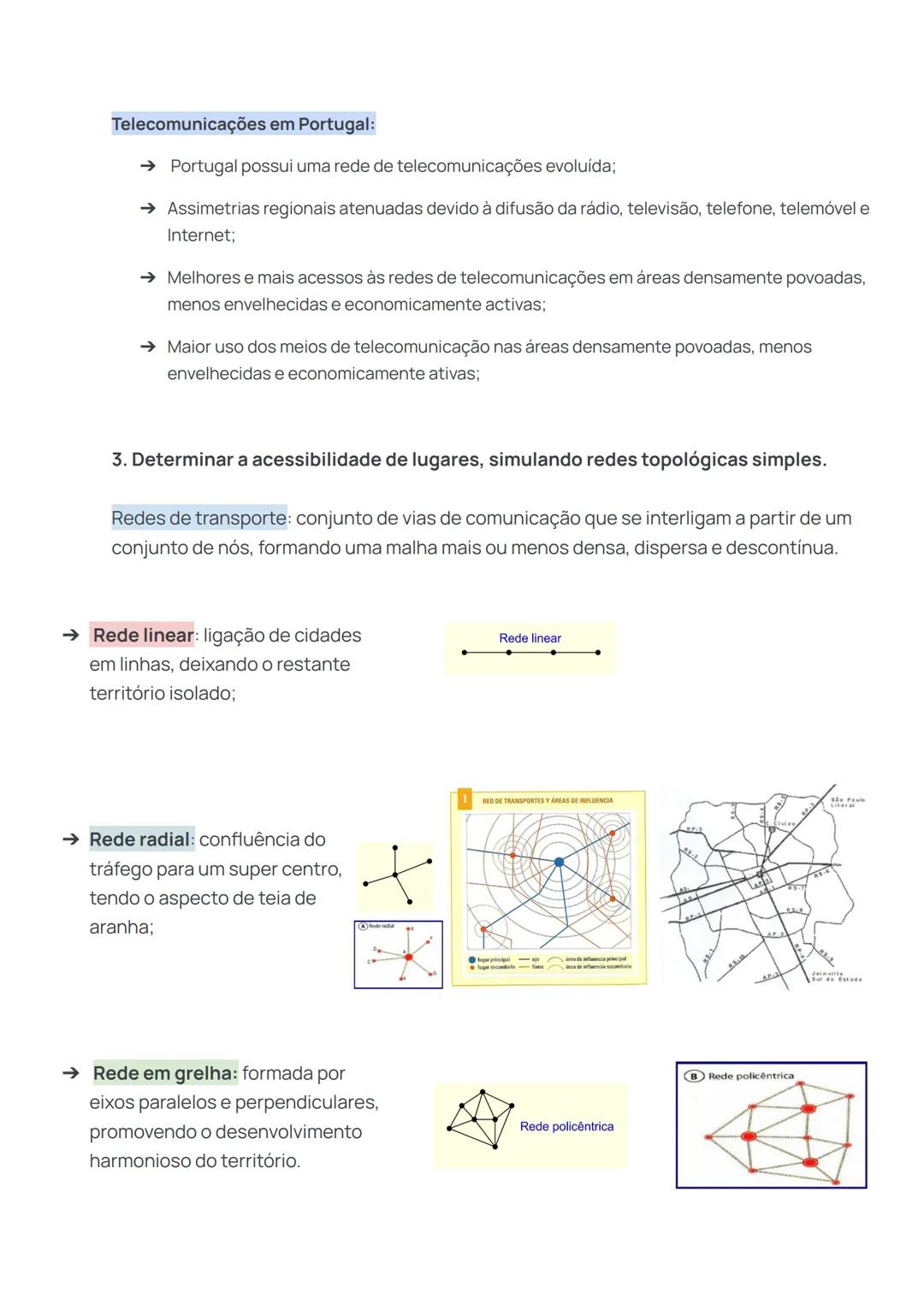 1. Comparar os diferentes tipos de transporte, quanto às respetivas vantagens e
desvantagens.
Transporte rodoviário:
→ Deslocação de pessoa