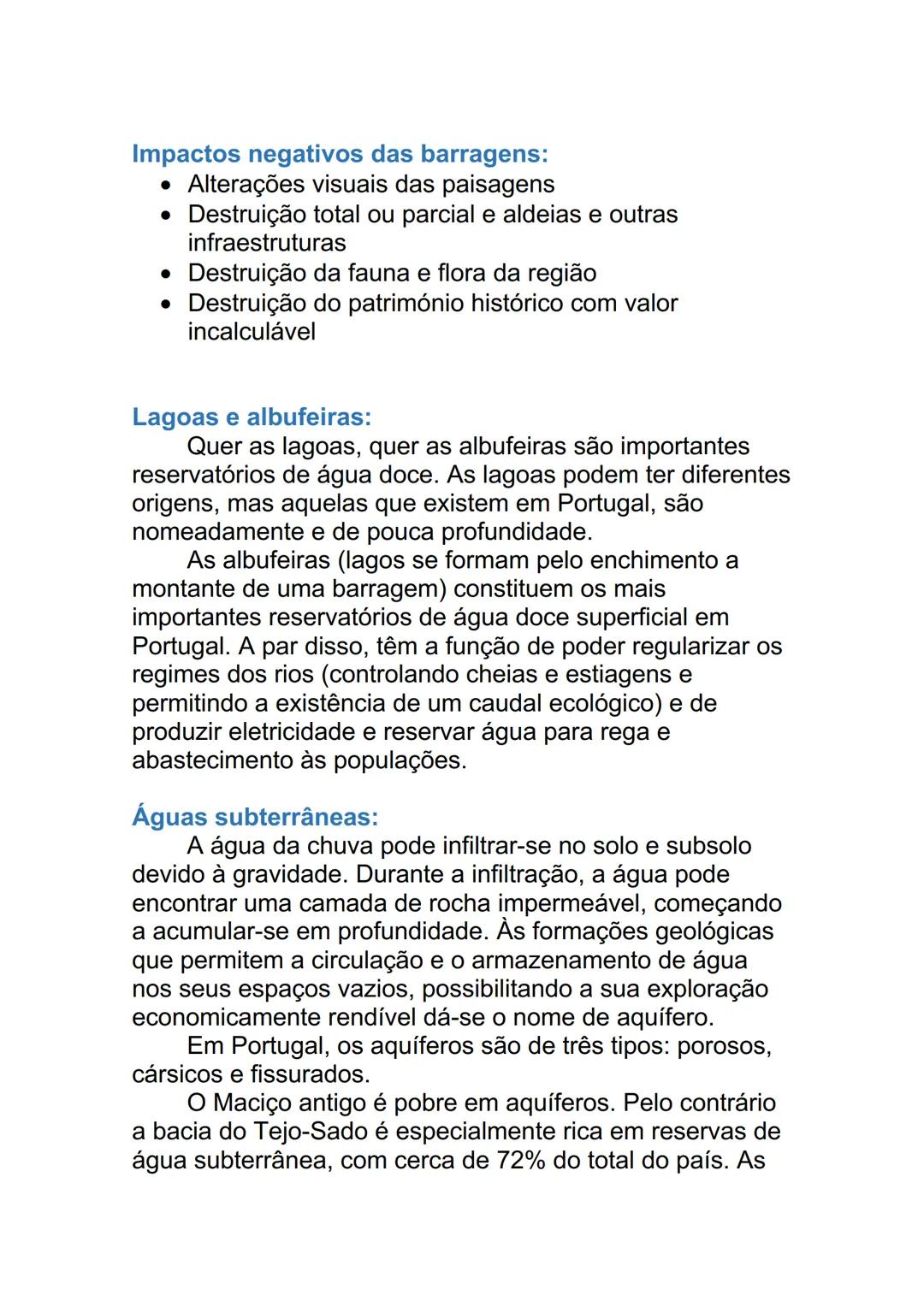 # RECURSOS HIDRICOS
Importância da água:
A água é o elemento fundamental para a existência da
vida. Todos os seres vivos necessitam dela p
