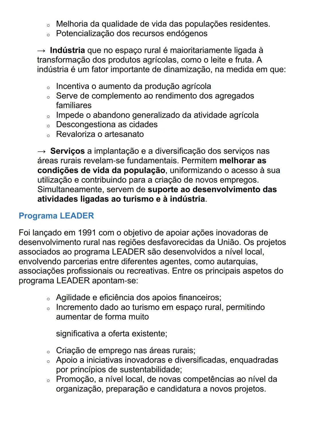 # AS ÁREAS RURAIS EM MUDANÇA
O peso da agricultura no setor económico
À semelhança do que tem acontecido noutros países da União Europeia,