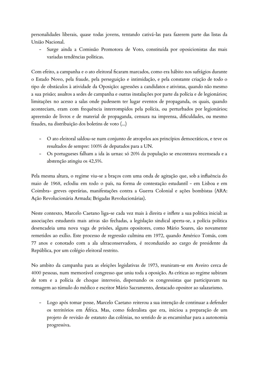 Portugal: do autoritarismo à democracia
Entre 1945 e 1974, Portugal viveu um período de fortes contradições. Diferente da Europa
democrática