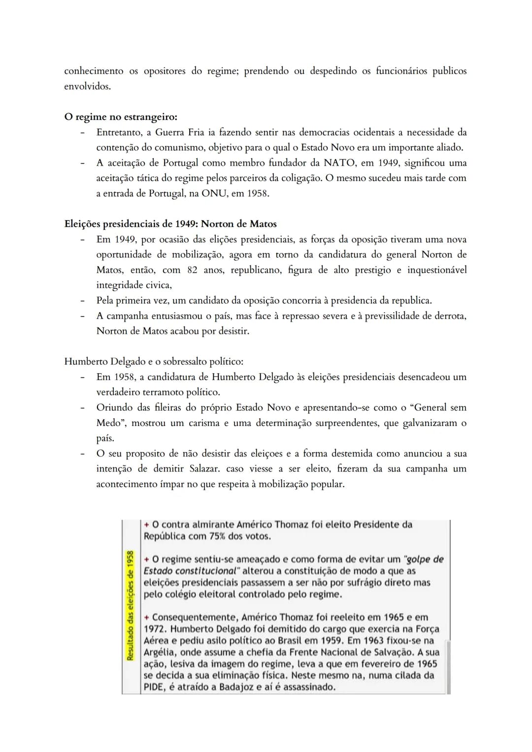 Portugal: do autoritarismo à democracia
Entre 1945 e 1974, Portugal viveu um período de fortes contradições. Diferente da Europa
democrática