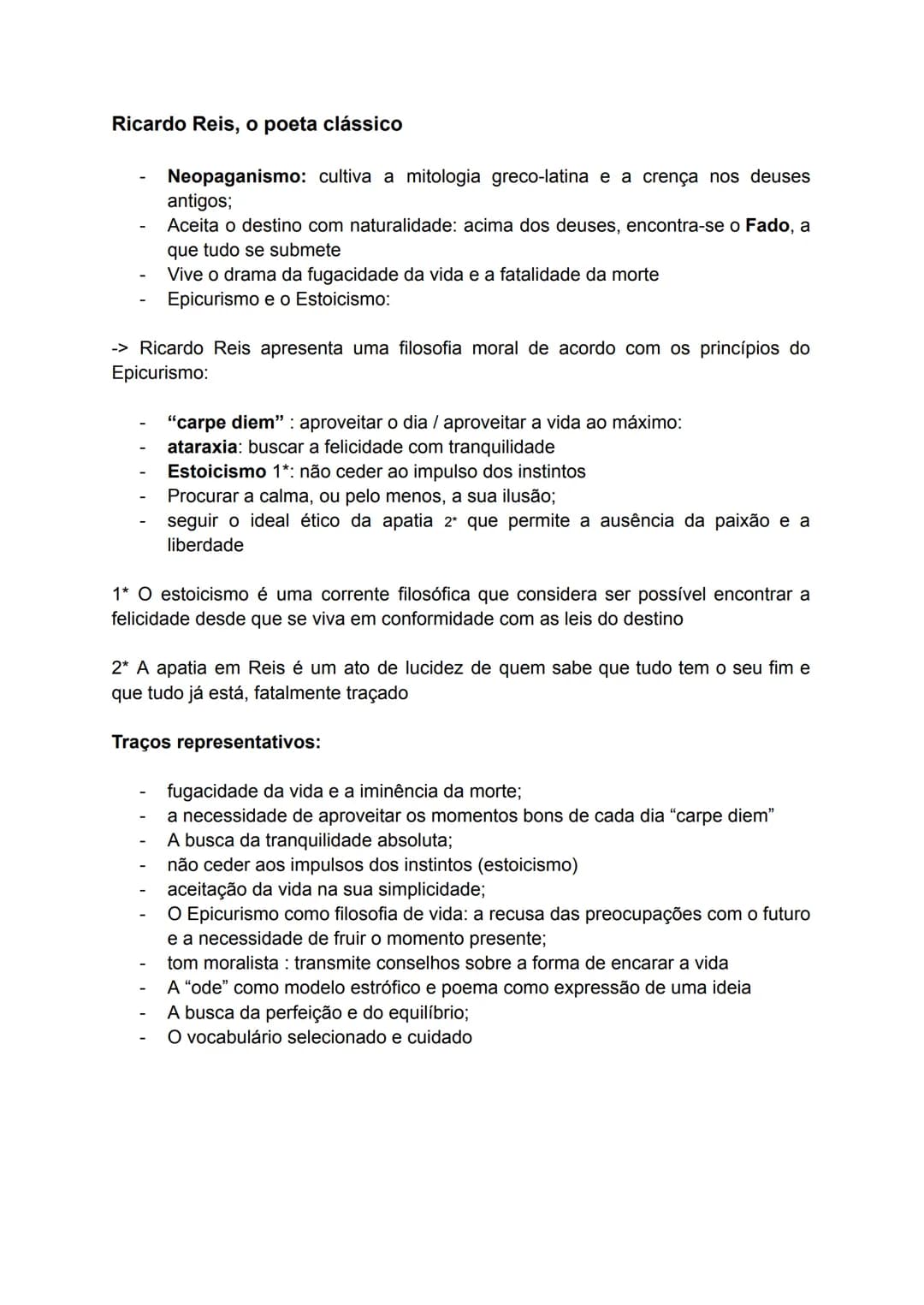 FERNANDO PESSOA - POESIA DOS HETERÓNIMOS
Alberto Caeiro, "Mestre dos outros"
- Poeta bucólico: poeta ligado à natureza; poeta da natureza