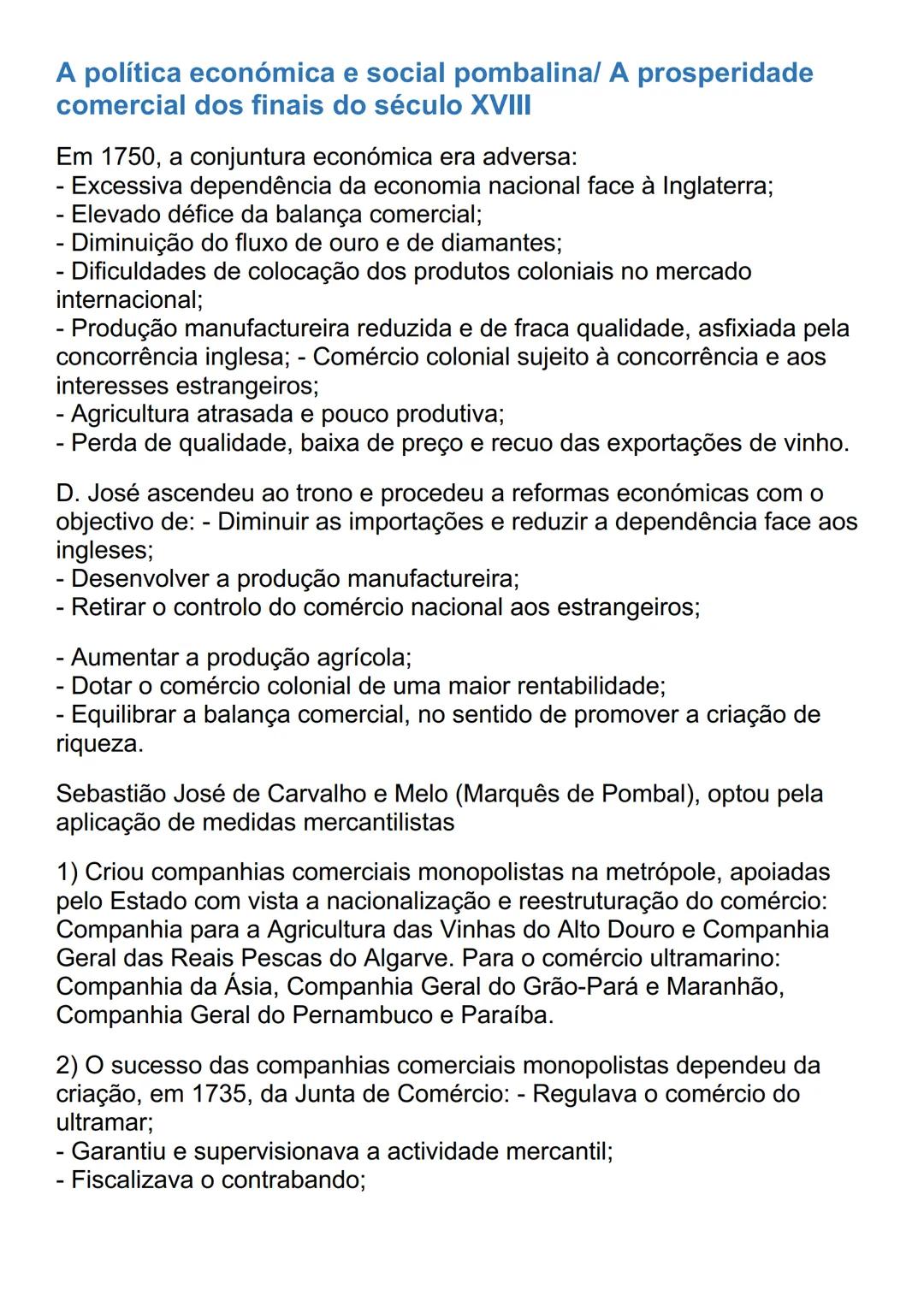 TRIUNFO DOS ESTADOS E DIAMICA
ECONÓMICAS NOS SÉCULOS XVII E XVIII
Reforço das economias nacionais e tentativas de
controlo do comércio
O tem