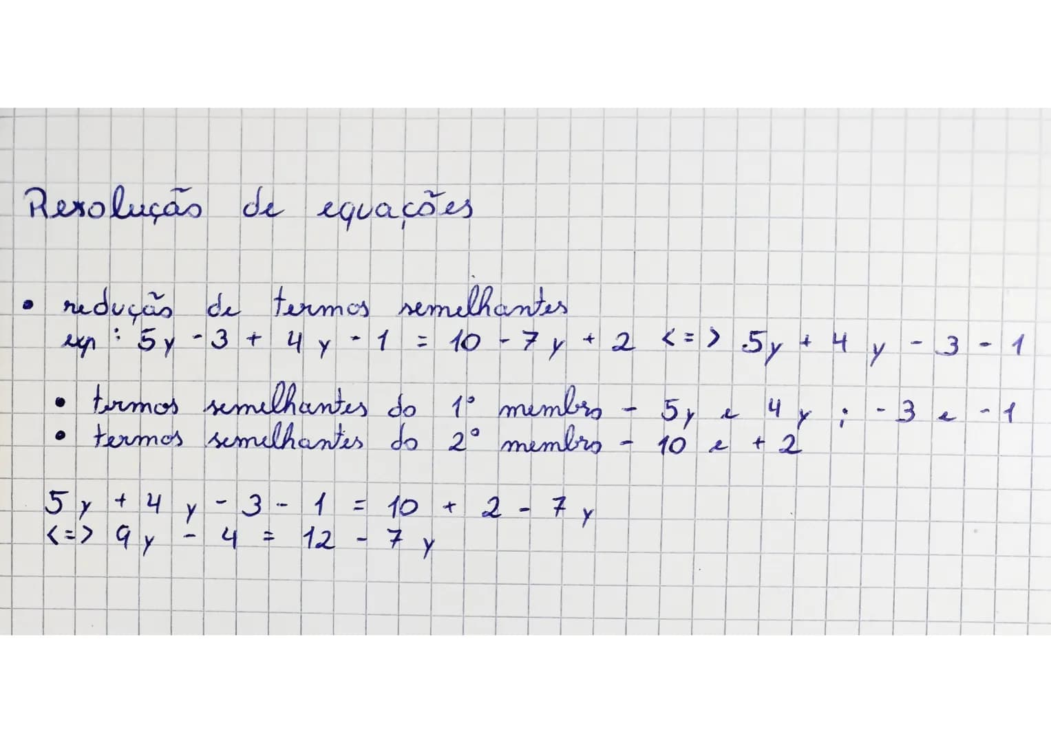 # Equação
* igualdade onde aparecem uma ou mais letras, que representam números desconhecidos. As letras designam-se por incognitas.
$x