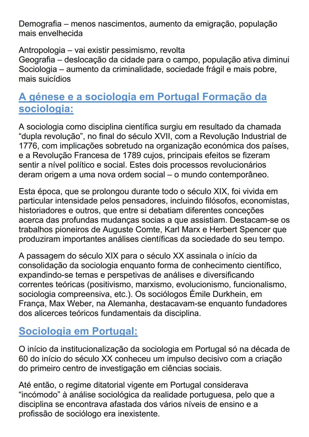 # SOCIOLOGIA E CONHECIMENTO DA
# REALIDADE SOCIAL
## Porque é que a Sociologia é uma ciência?
A sociologia é uma ciência porque tem um obj