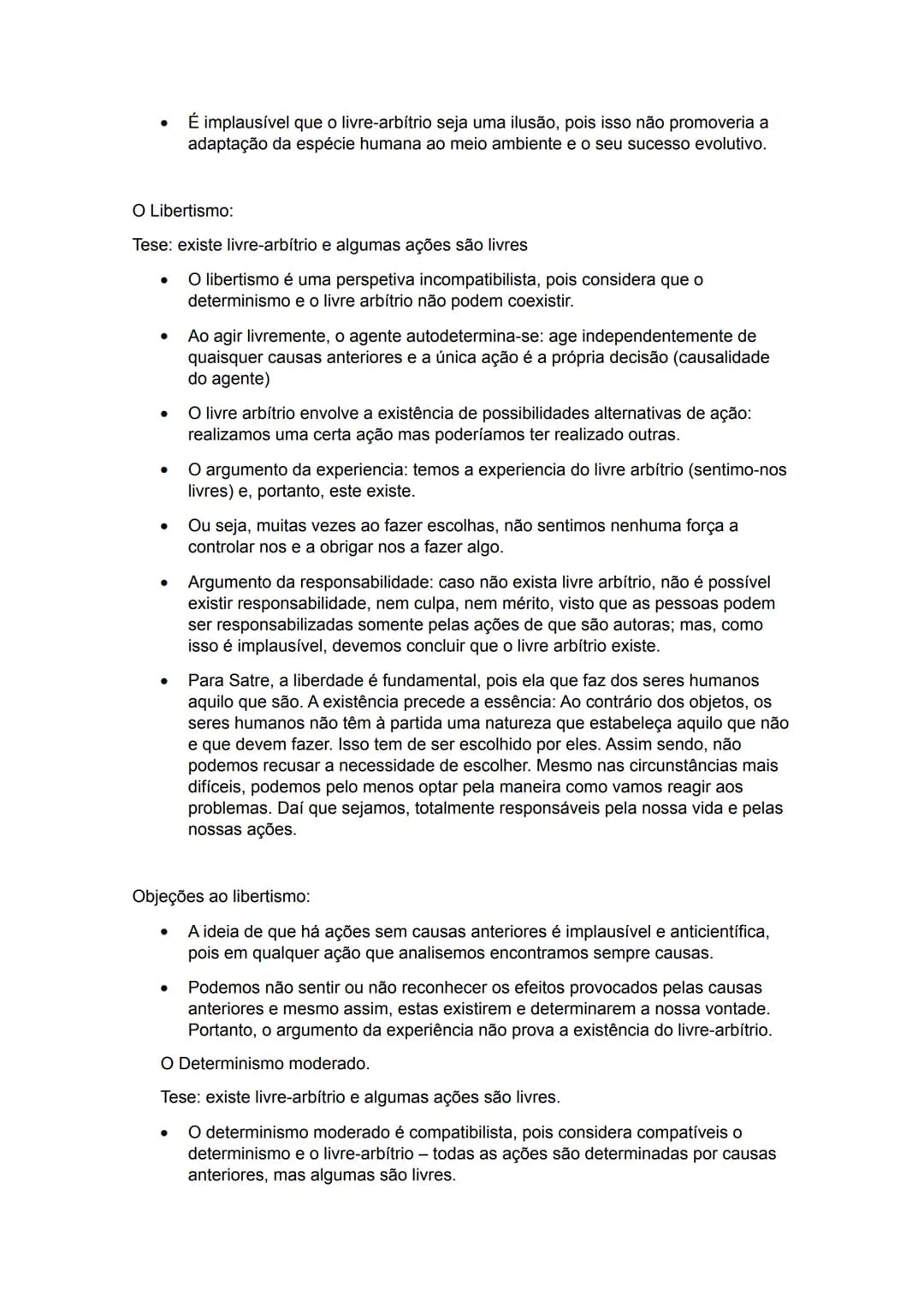 Determinismo e liberdade na ação humana (Ética)
Filosofia da ação:
O que é uma ação humana? (ver manual página 121)
O que é um acontecime