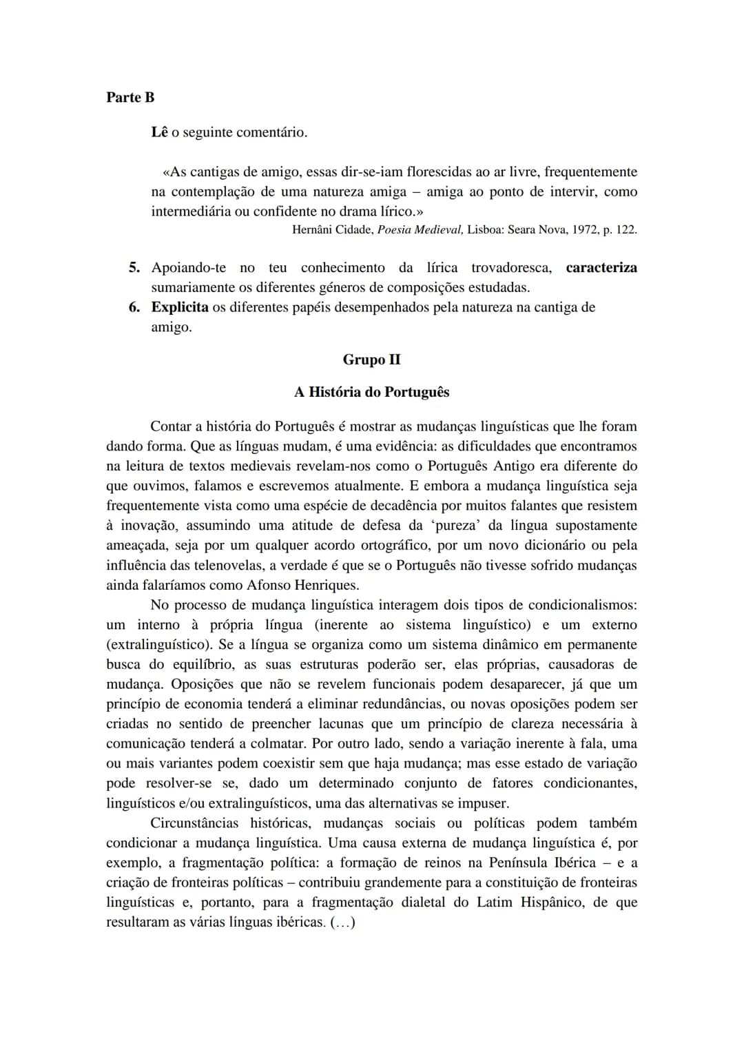 Agrupamento de Escolas de Lousada
www.aelousada.net
Escola Secundária de Lousada
Teste escrito de Português
outubro de 2019
10.° F
Grupo