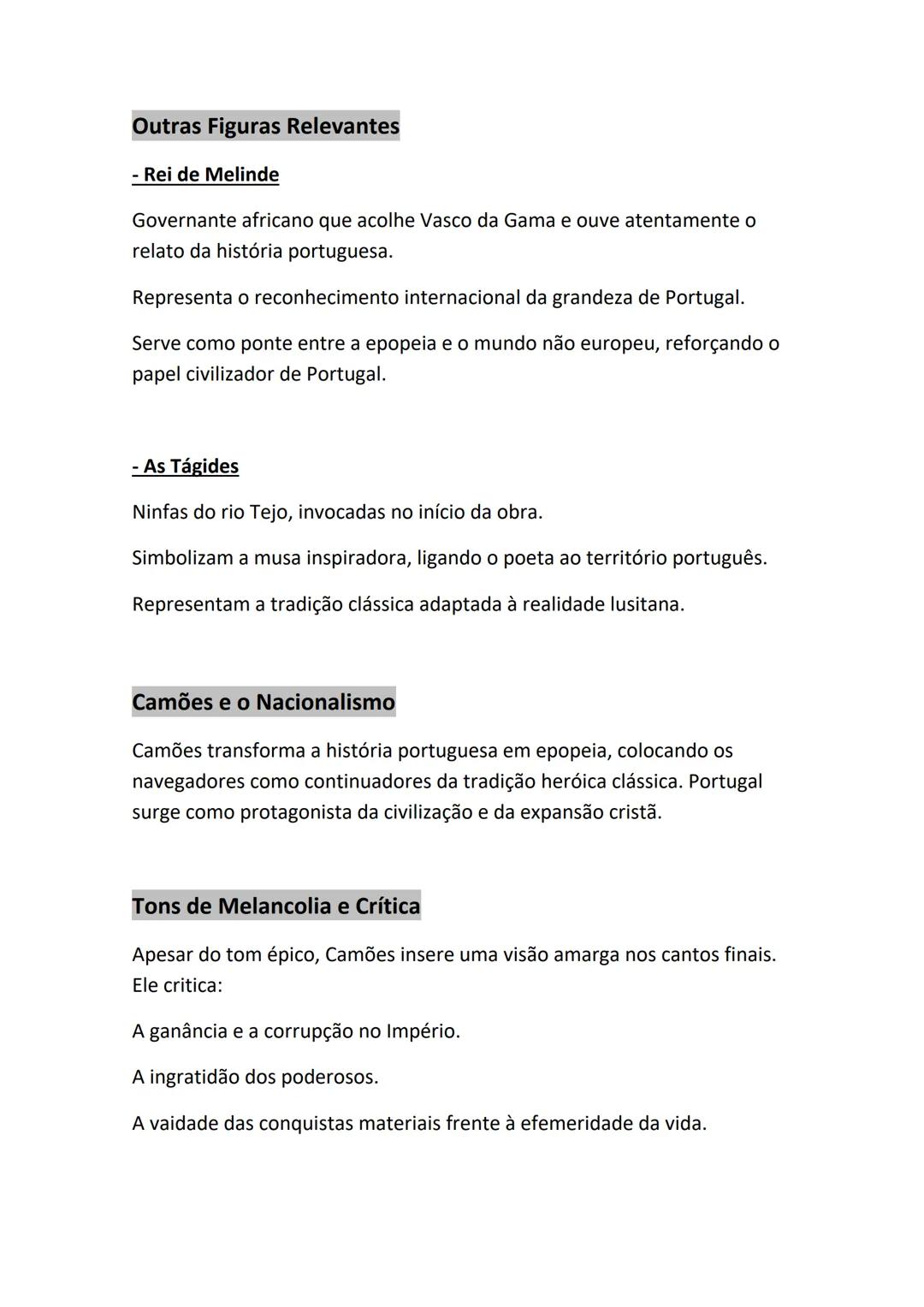 # LUSÍADAS - LUÍS DE CAMÕES
## Resumo Geral de Os Lusíadas
- Autor: Luís de Camões
- Publicação: 1572
- Género: Epopeia
- Forma: Poema épi