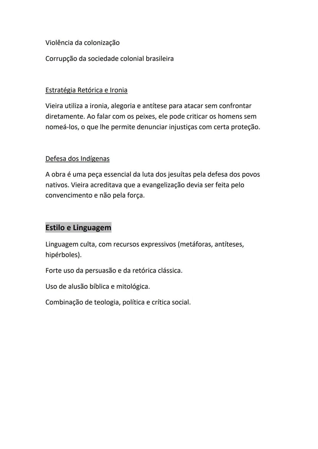 # O Sermão de Santo António aos peixes, do
Padre António Vieira - Resumo
## Contexto do sermão
Padre António Vieira pregou este sermão no