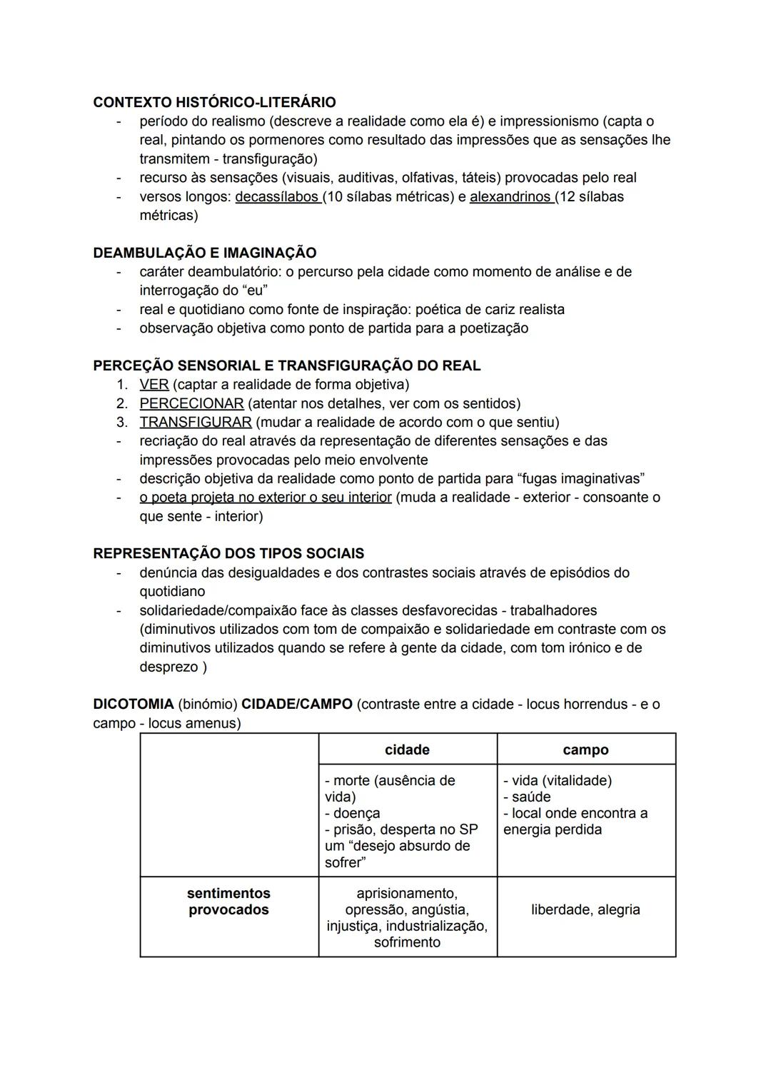 CONTEXTO HISTÓRICO-LITERÁRIO
- período do realismo (descreve a realidade como ela é) e impressionismo (capta o
real, pintando os pormenores