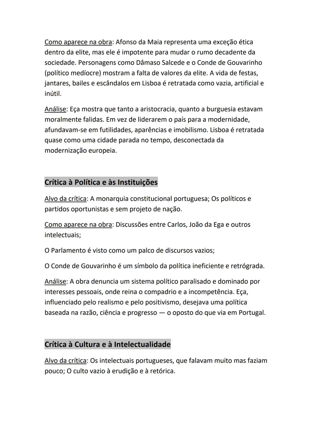 OS MAIAS - RESUMO
Estrutura da Obra
O romance tem uma estrutura complexa, dividida em três partes
principais:
- Introdução e histórico da fa