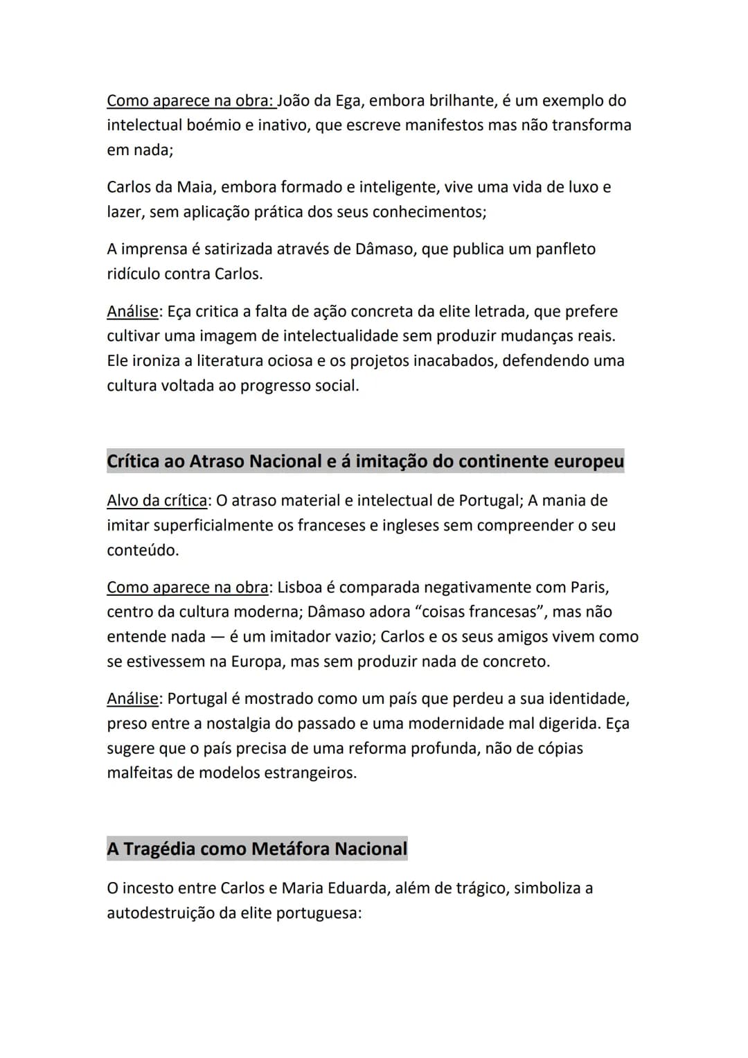 OS MAIAS - RESUMO
Estrutura da Obra
O romance tem uma estrutura complexa, dividida em três partes
principais:
- Introdução e histórico da fa