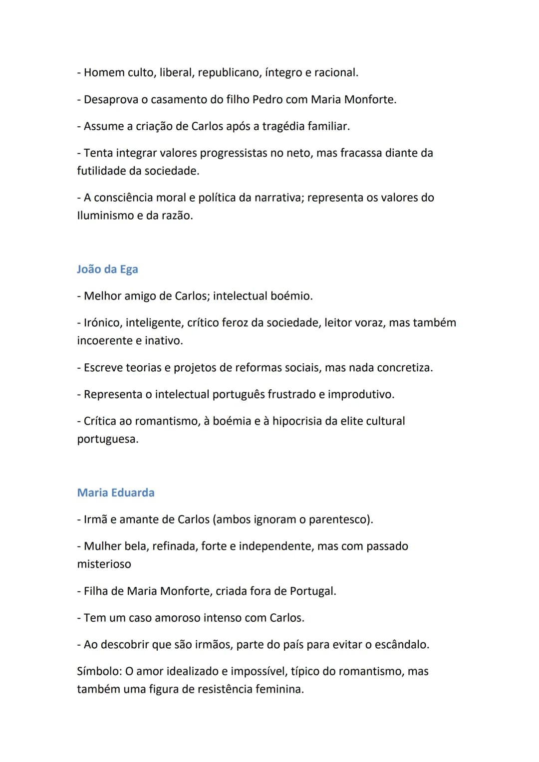 OS MAIAS - RESUMO
Estrutura da Obra
O romance tem uma estrutura complexa, dividida em três partes
principais:
- Introdução e histórico da fa