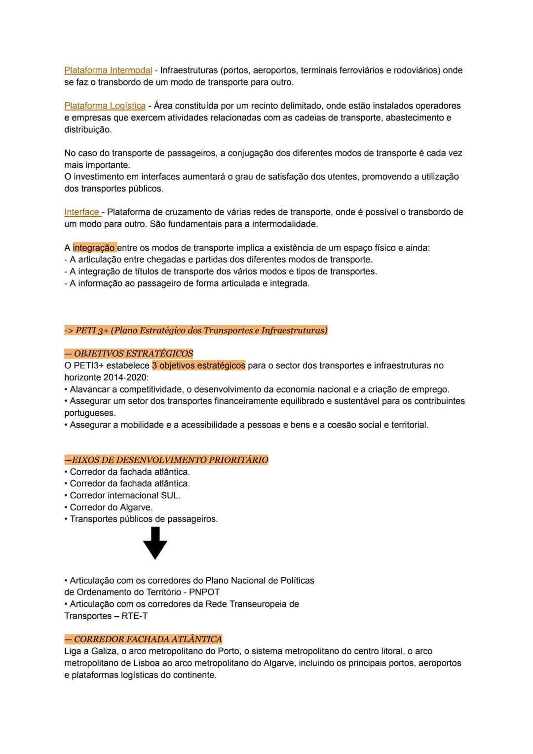 Tema IV - 1. Os Transportes
-> Transportes
Noções básicas:
Modo de Transporte - Meio em que ocorre a deslocação - terrestre,
aquático, aéreo