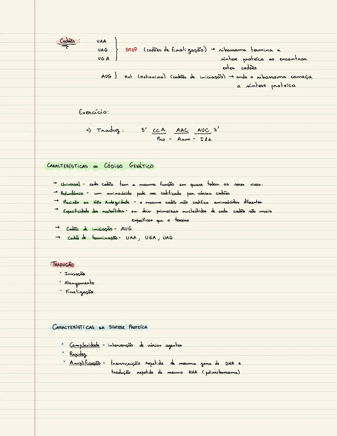 SINTESE PROTEICA
→ A célula expressa o genótipo como fenótipo através da síntese de
proteímar.
transcrição
tradução
←
DNA
mRNA
PROTEINA
Exem