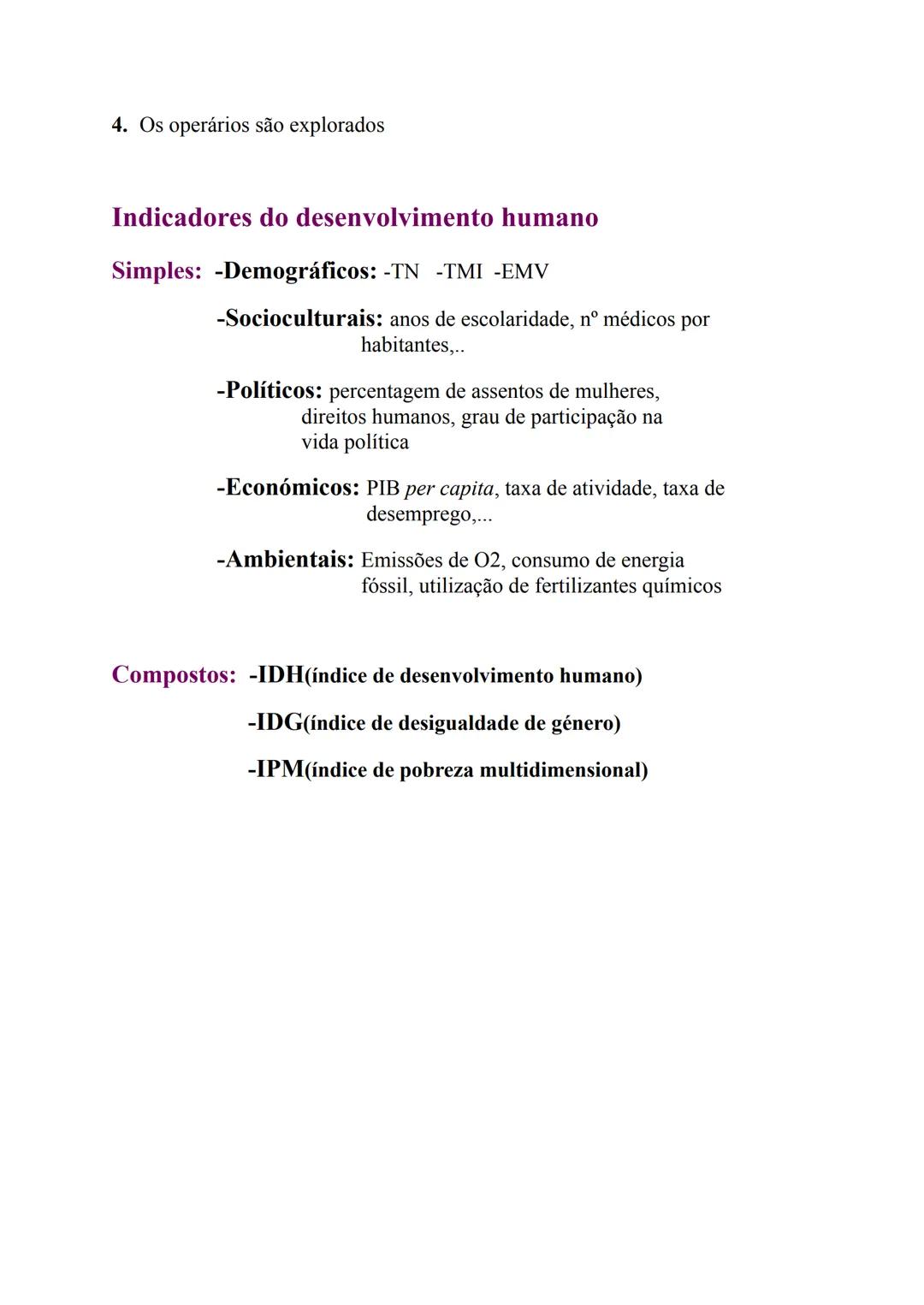 9º ano
# Crescimento económico
-> Aumento regular da produção de bens e serviços numa sociedade num determinado espaço e período de tempo.
