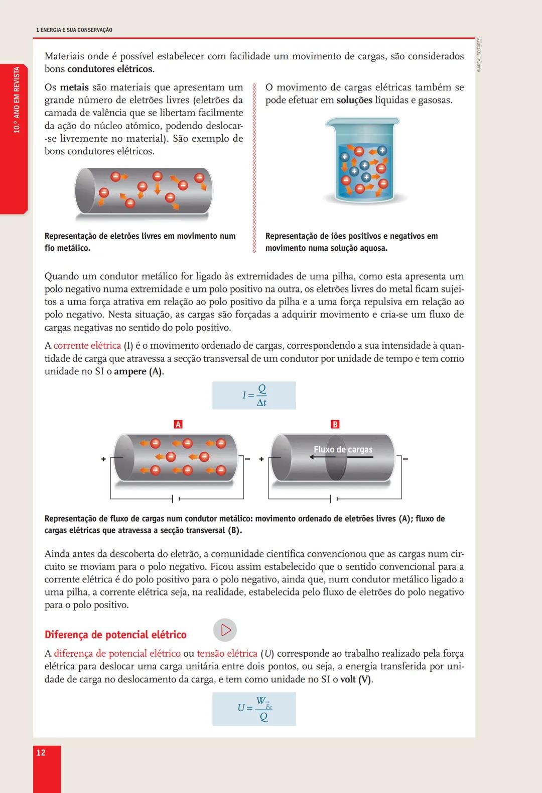 # 10.° ANO
EM REVISTA # DOMÍNIO
# ENERGIA E SUA CONSERVAÇÃO
## SUBDOMÍNIOS
1. ENERGIA E MOVIMENTOS
2. ENERGIA E FENÔMENOS ELÉTRICOS
3.