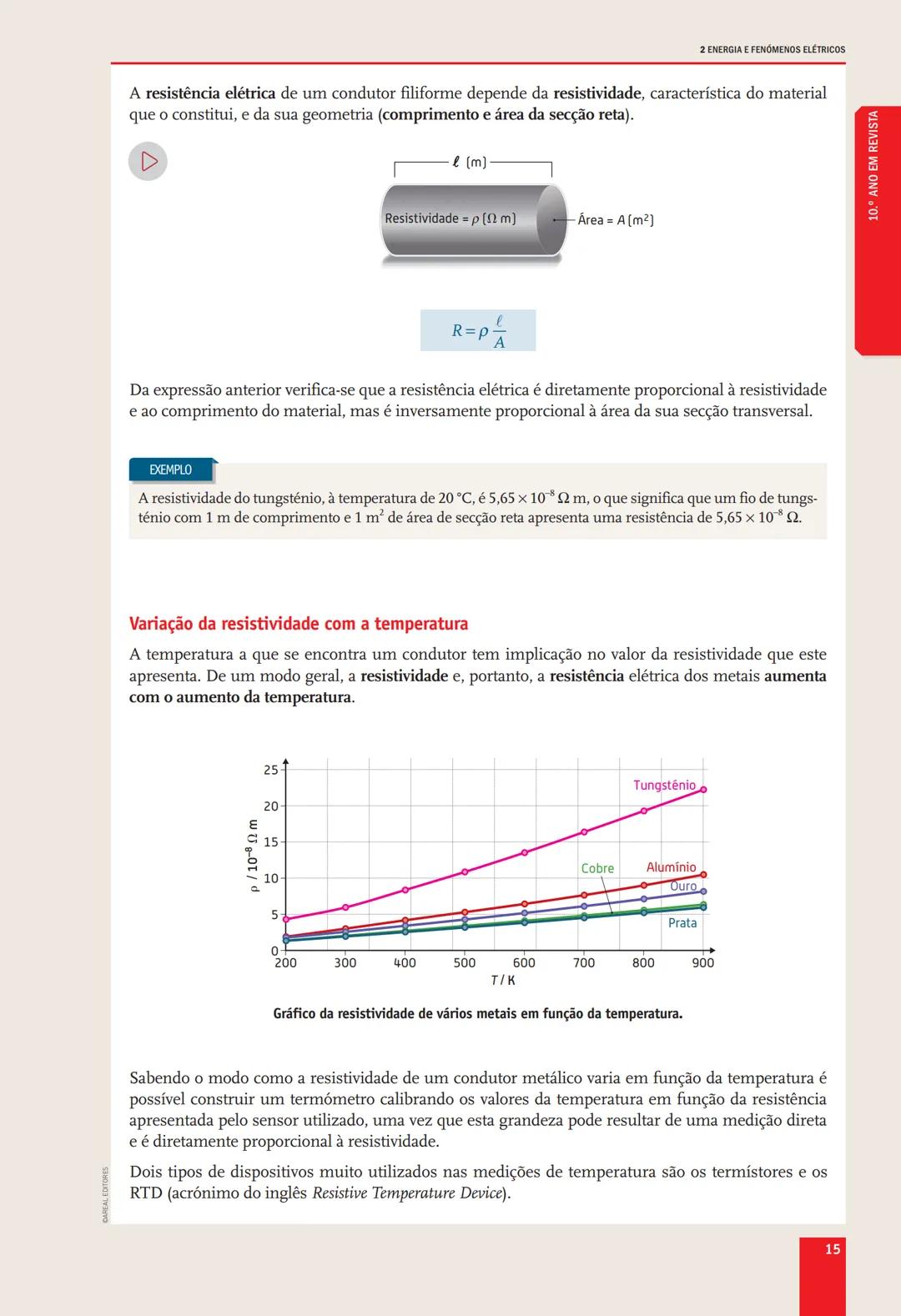 # 10.° ANO
EM REVISTA # DOMÍNIO
# ENERGIA E SUA CONSERVAÇÃO
## SUBDOMÍNIOS
1. ENERGIA E MOVIMENTOS
2. ENERGIA E FENÔMENOS ELÉTRICOS
3.