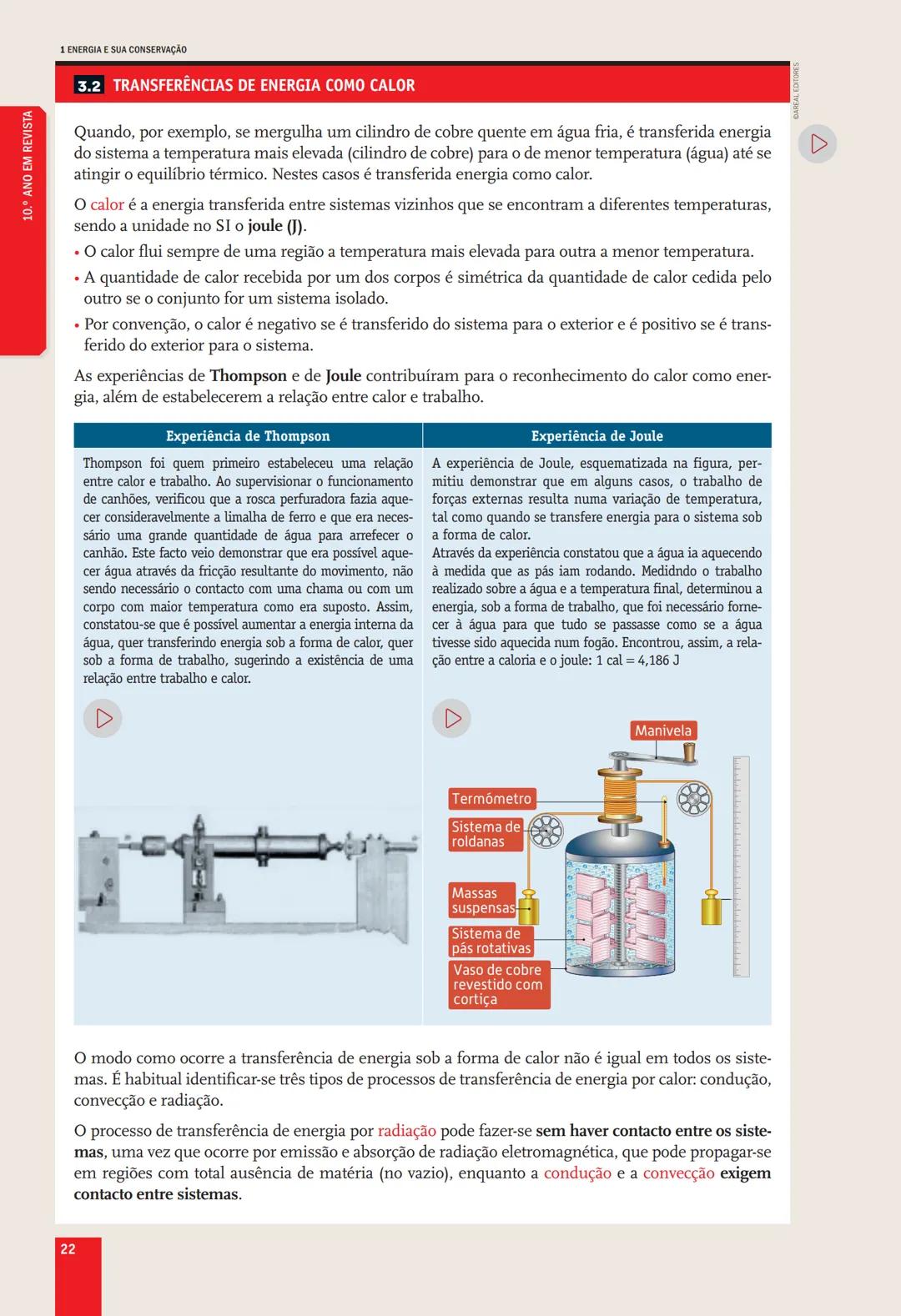 # 10.° ANO
EM REVISTA # DOMÍNIO
# ENERGIA E SUA CONSERVAÇÃO
## SUBDOMÍNIOS
1. ENERGIA E MOVIMENTOS
2. ENERGIA E FENÔMENOS ELÉTRICOS
3.