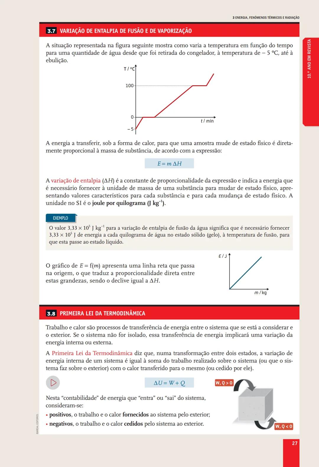 # 10.° ANO
EM REVISTA # DOMÍNIO
# ENERGIA E SUA CONSERVAÇÃO
## SUBDOMÍNIOS
1. ENERGIA E MOVIMENTOS
2. ENERGIA E FENÔMENOS ELÉTRICOS
3.