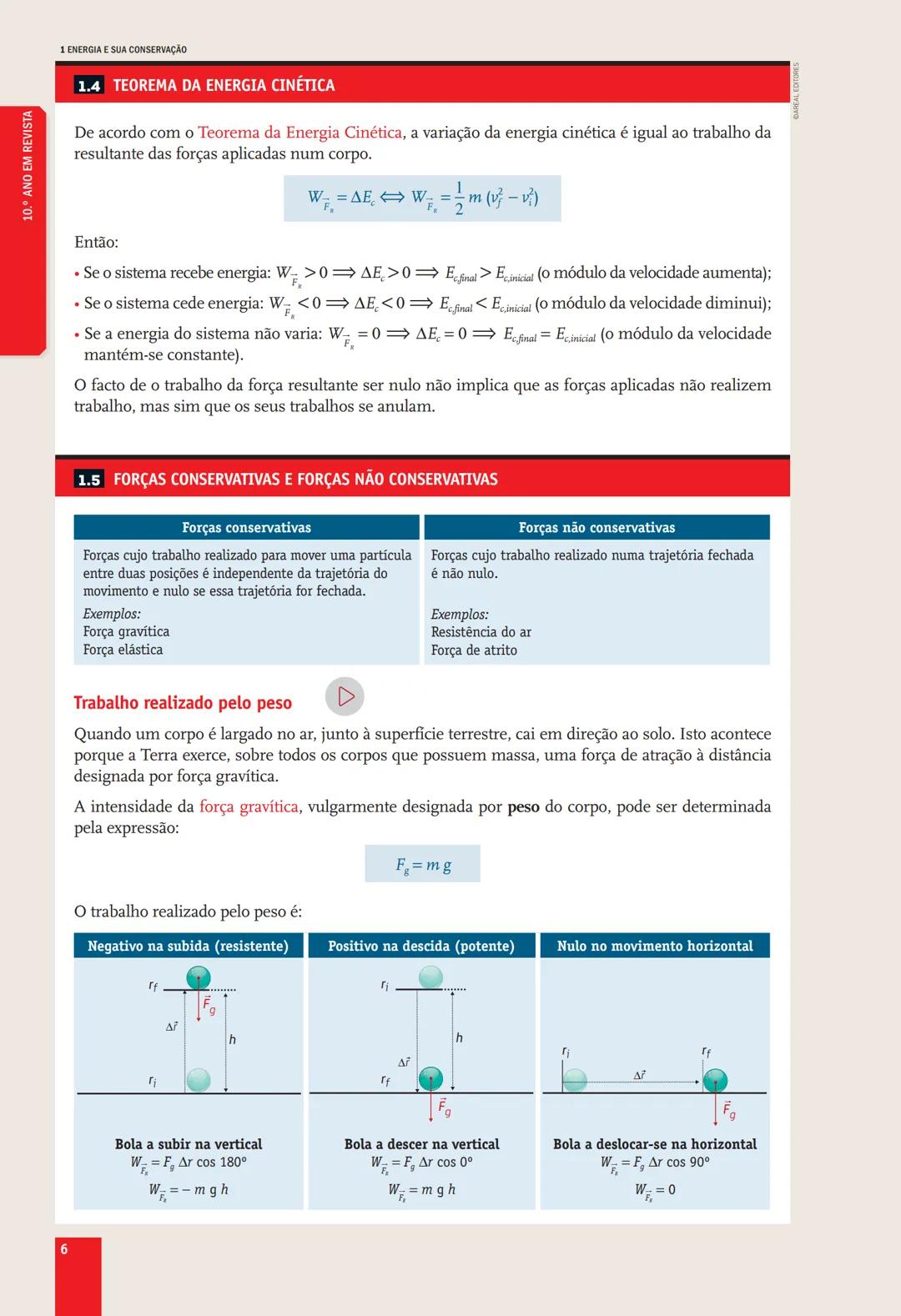 # 10.° ANO
EM REVISTA # DOMÍNIO
# ENERGIA E SUA CONSERVAÇÃO
## SUBDOMÍNIOS
1. ENERGIA E MOVIMENTOS
2. ENERGIA E FENÔMENOS ELÉTRICOS
3.