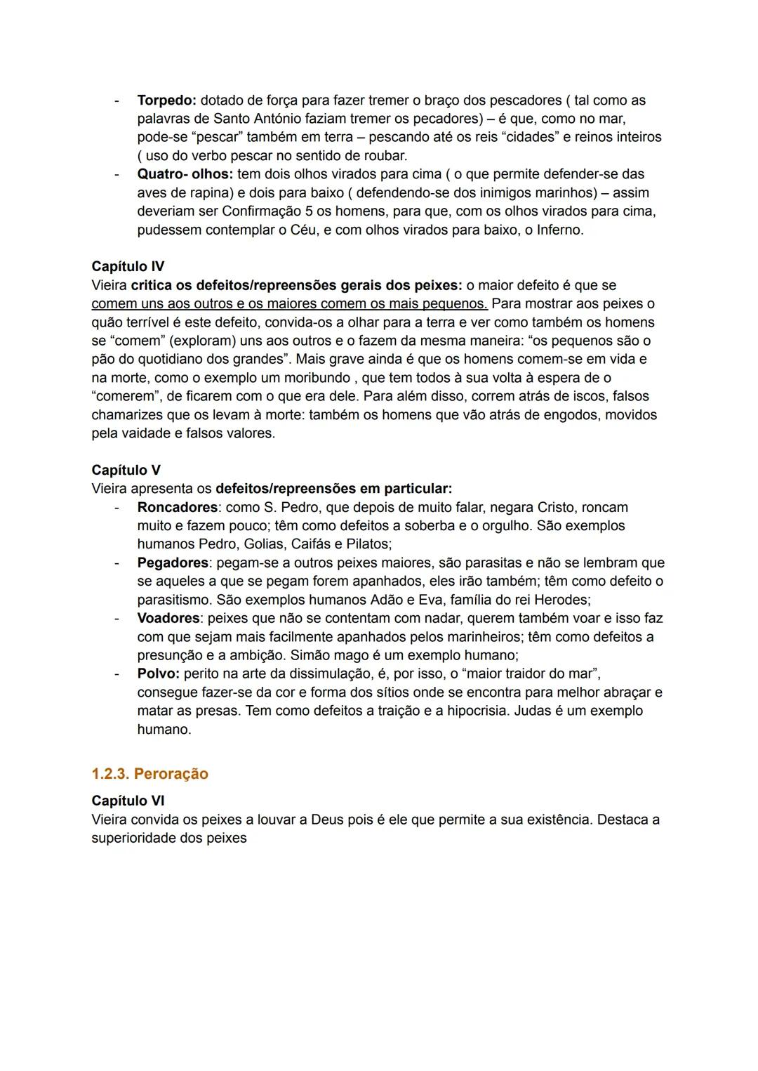 1. Sermão de Santo António aos Peixes de Padre António Vieira
1.1. Contextualização
O Barroco (Século XVI-XVIII):
✓ Busca de uma nova expres
