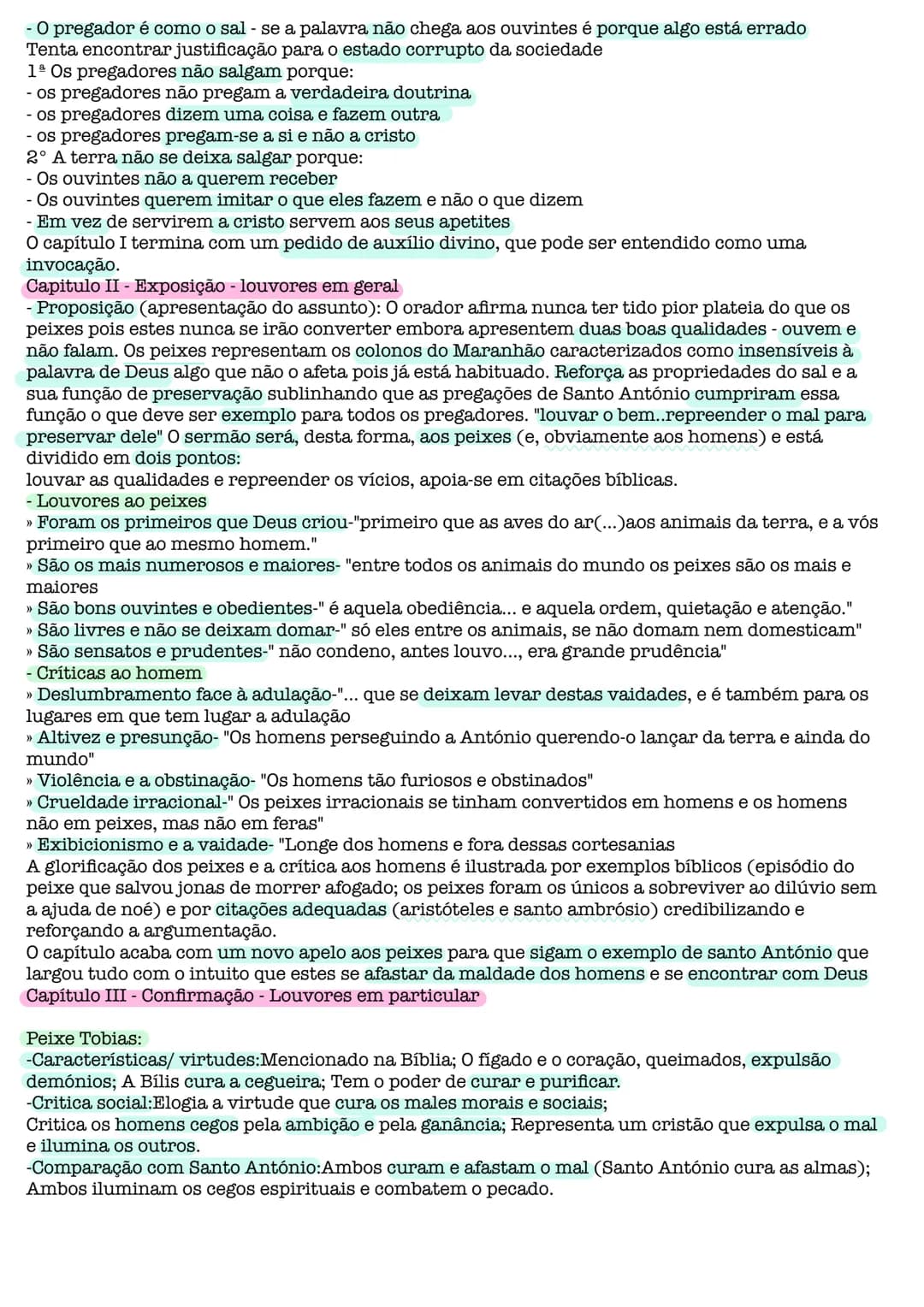 # Sermão de santo antónio
Português # SERMÃO DE SANTO ANTÓNIO
Objetivos da eloquência:
Docere- Educar/ensinar tendo uma natureza pedagógica