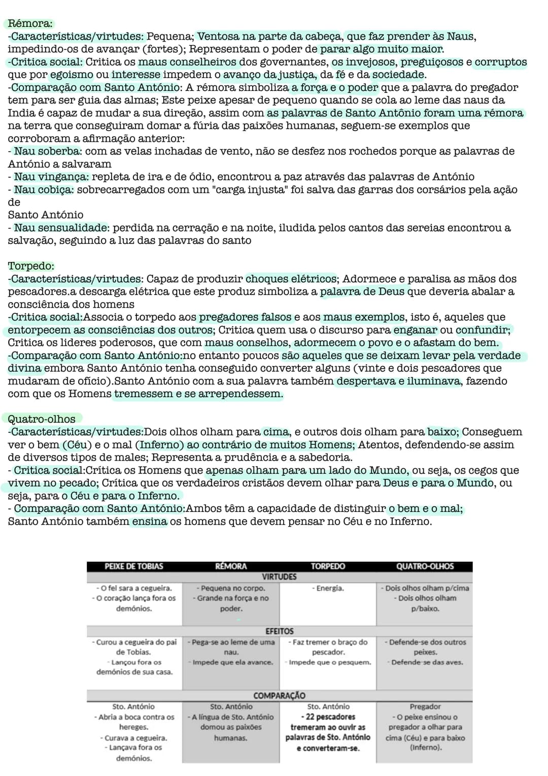 # Sermão de santo antónio
Português # SERMÃO DE SANTO ANTÓNIO
Objetivos da eloquência:
Docere- Educar/ensinar tendo uma natureza pedagógica