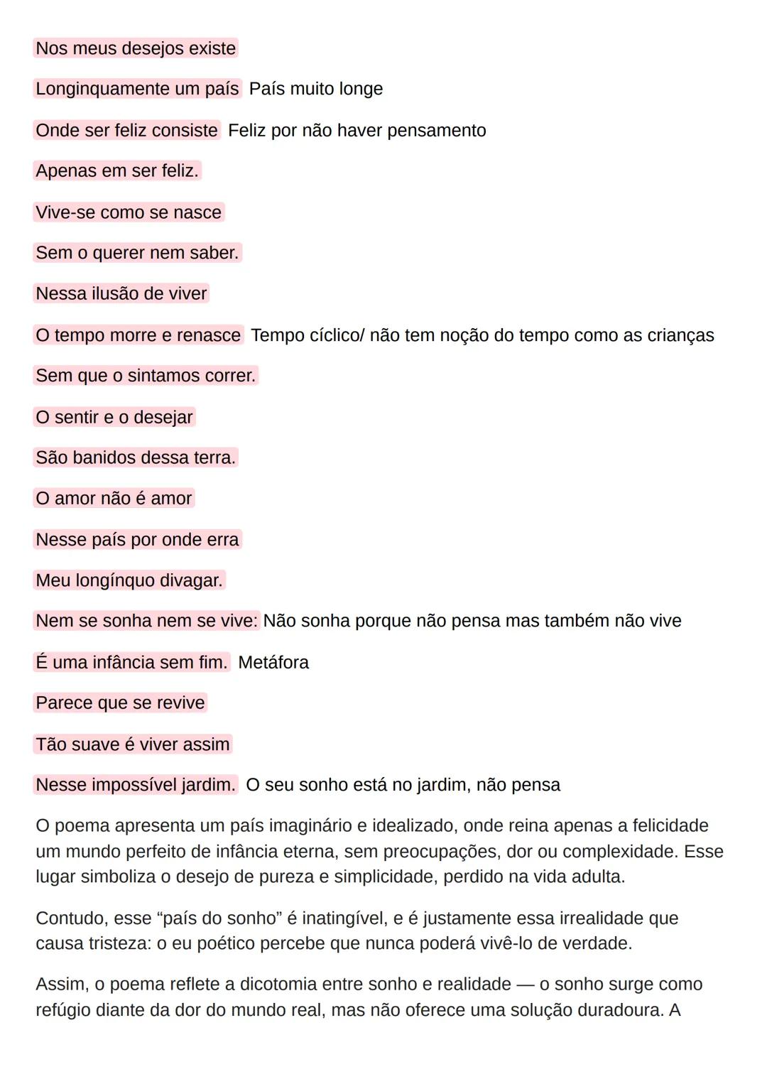 # Português
Fernando Pessoa
"Autopsicografia"
O poeta fala-nos das suas dores, a dor sentida e a dor recriada e apresente-nos a sua
tese