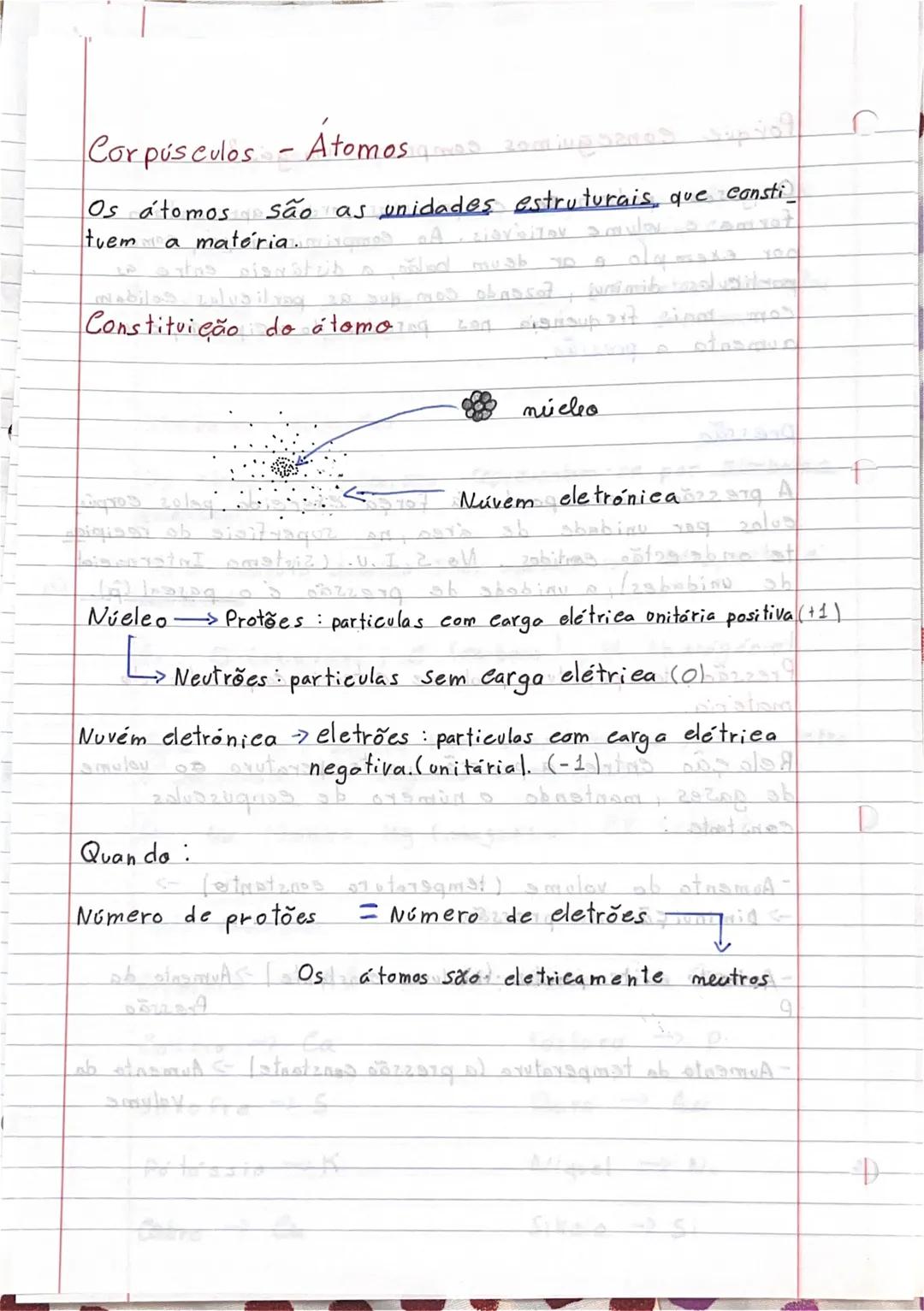 # Físico - Química
Corpúsculos
Os corpúsculos são particulas, extremamente
pequenas, que constituem a matéria
Corpúsedos
podem ser:
- →