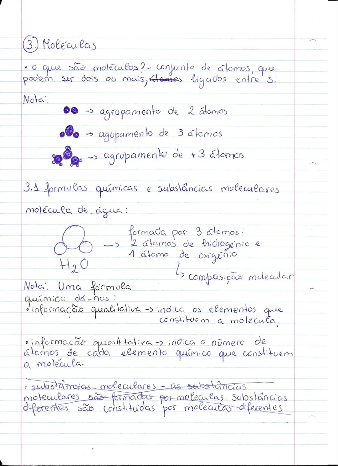 1 teste físico-química
Reações químicas:
• O que é um corpusculo? - nome dado à menor porção
de substância. E invisível.
Nota: os corpusc