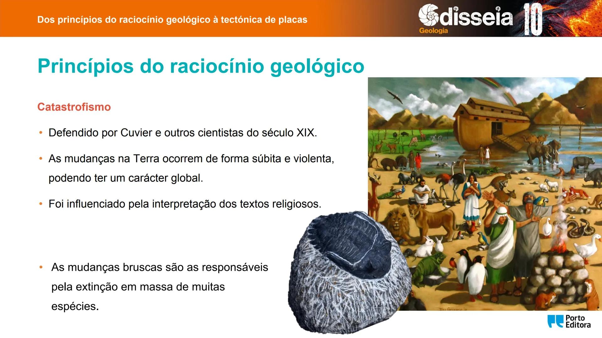 Biologia e Geologia 10.º ano Jorge Reis António Guimarães. Ana Bela Saraiva
Colaboração Óscar Oliveira
Odisseia 10
Geologia
Dos princípios d