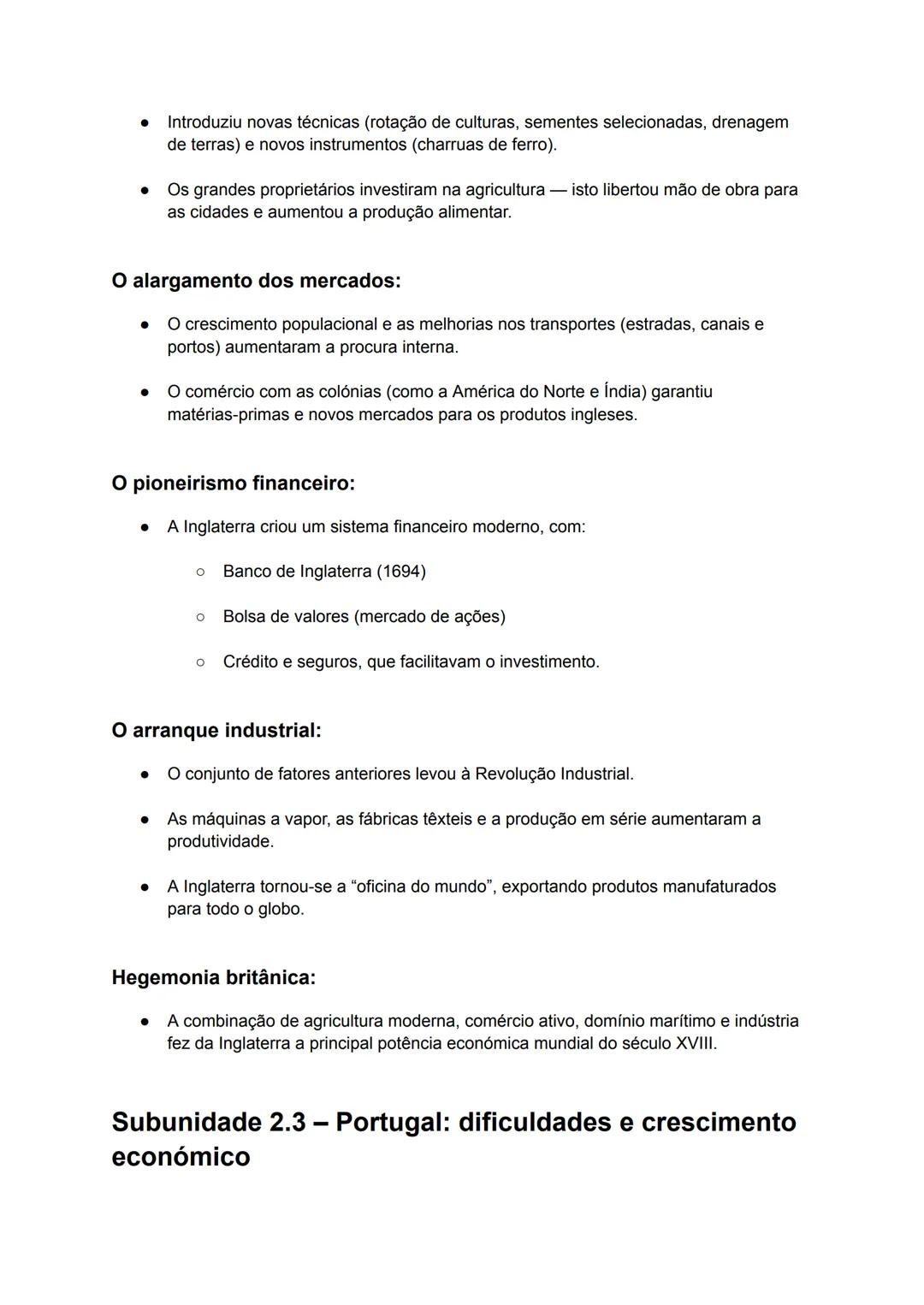 # MÓDULO 4 - A Europa nos séculos XVII e XVIII
Unidade 2- O triunfo dos Estados e dinâmicas económicas
## Subunidade 2.1 - Reforço das eco