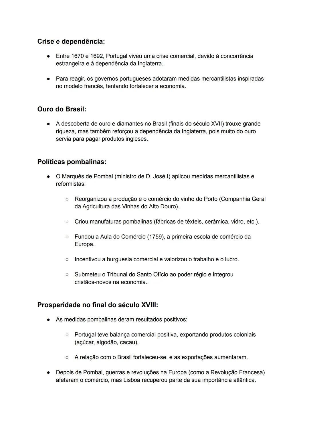 # MÓDULO 4 - A Europa nos séculos XVII e XVIII
Unidade 2- O triunfo dos Estados e dinâmicas económicas
## Subunidade 2.1 - Reforço das eco